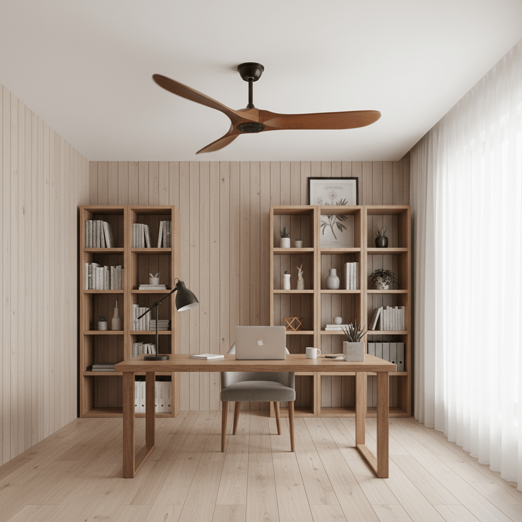 Aero Zephyr Ceiling Fan Lighting Lobby