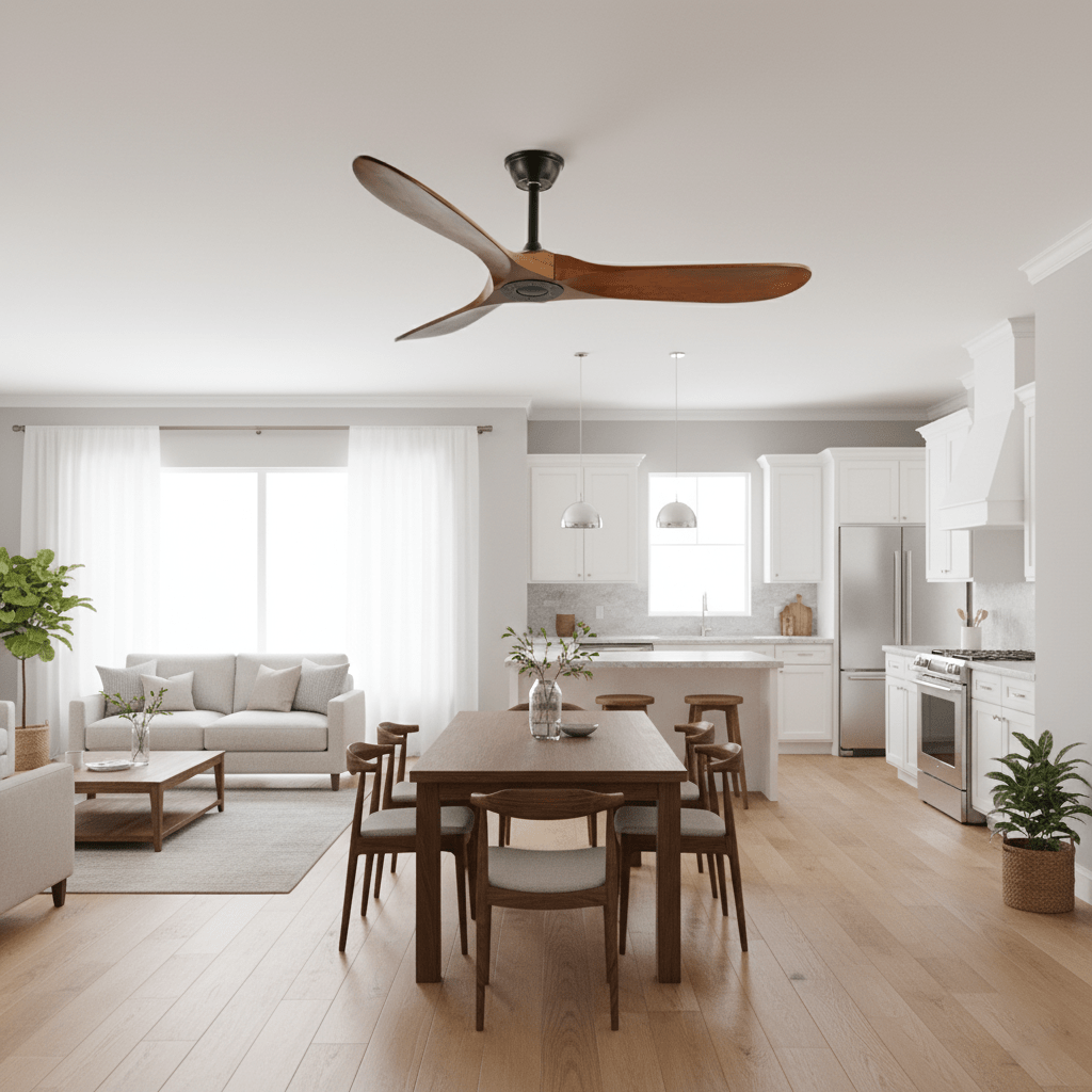 Aero Zephyr Ceiling Fan Lighting Lobby