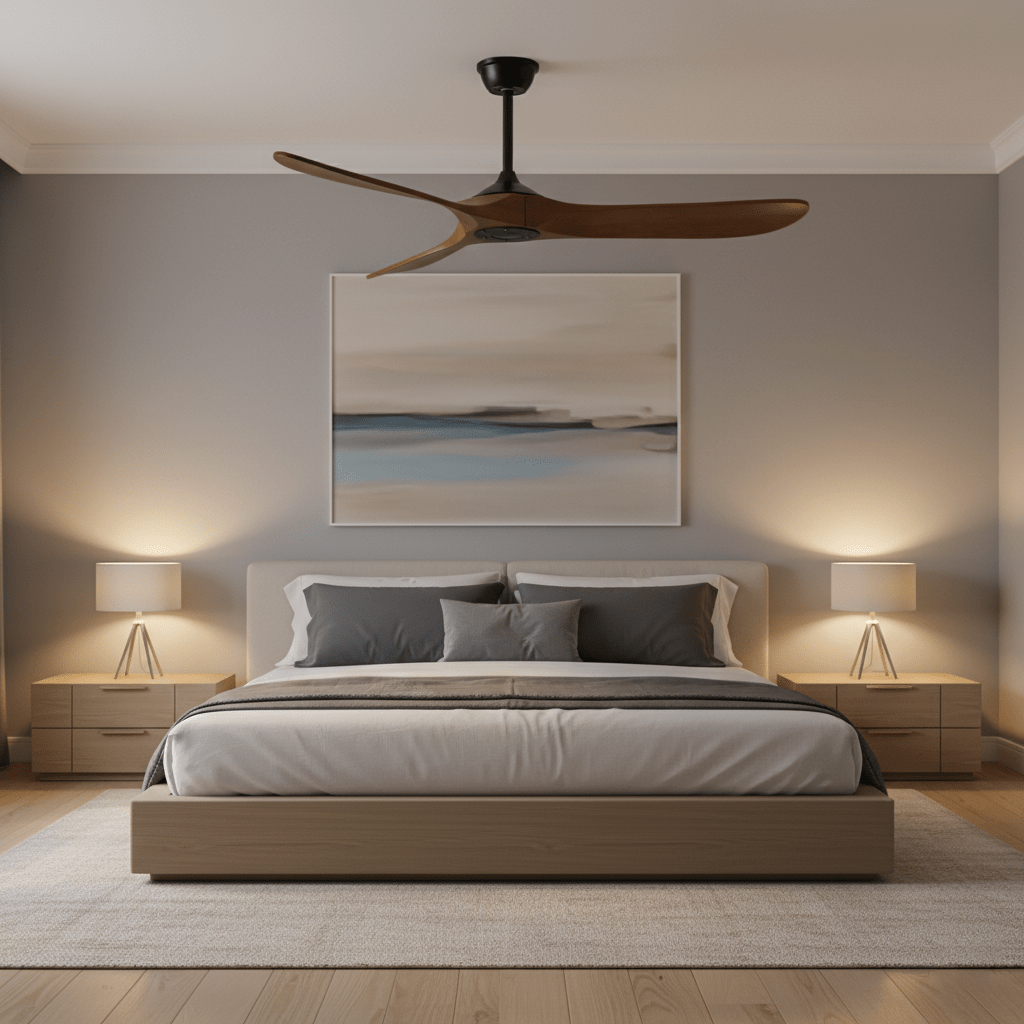 Aero Zephyr Ceiling Fan Lighting Lobby