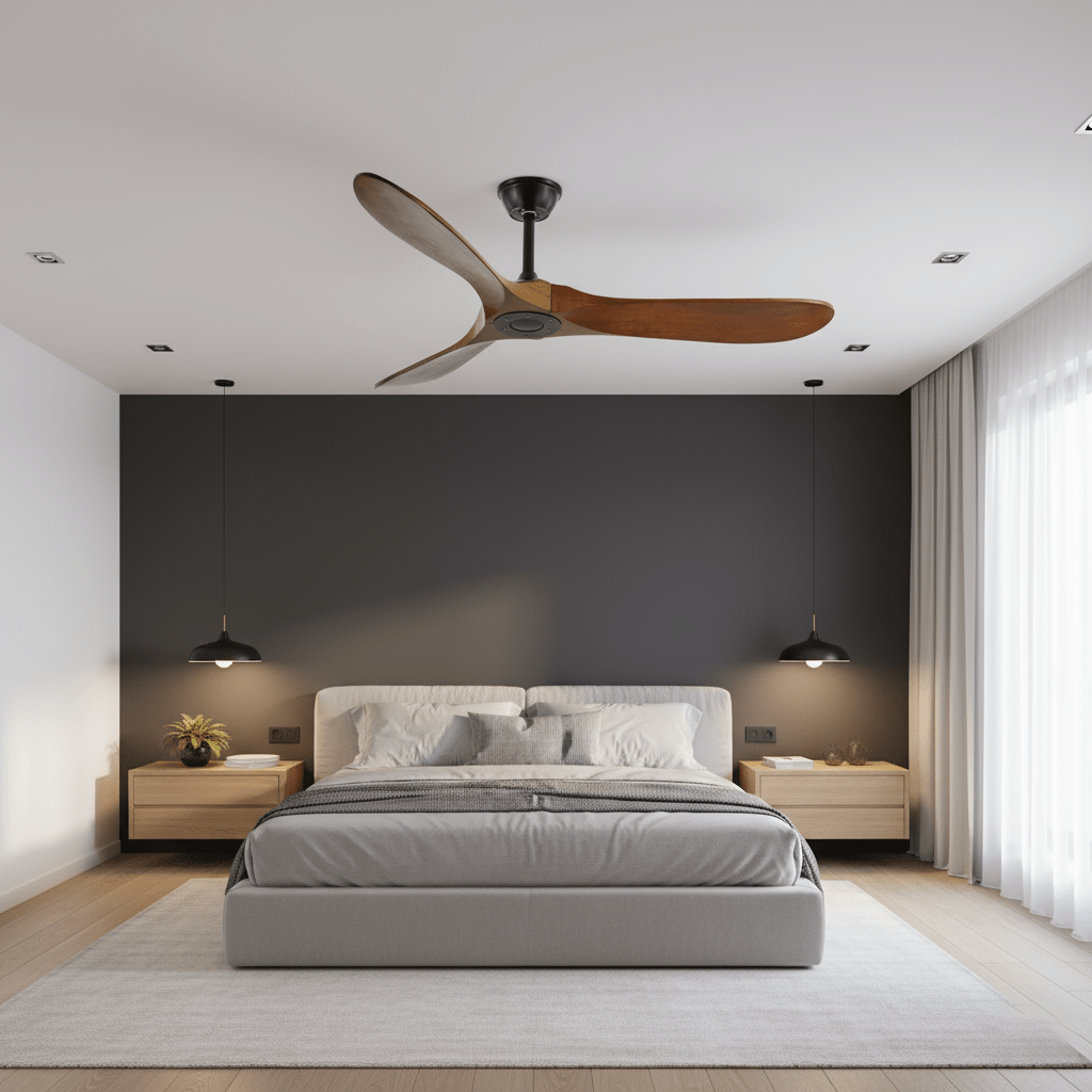 Aero Zephyr Ceiling Fan Lighting Lobby
