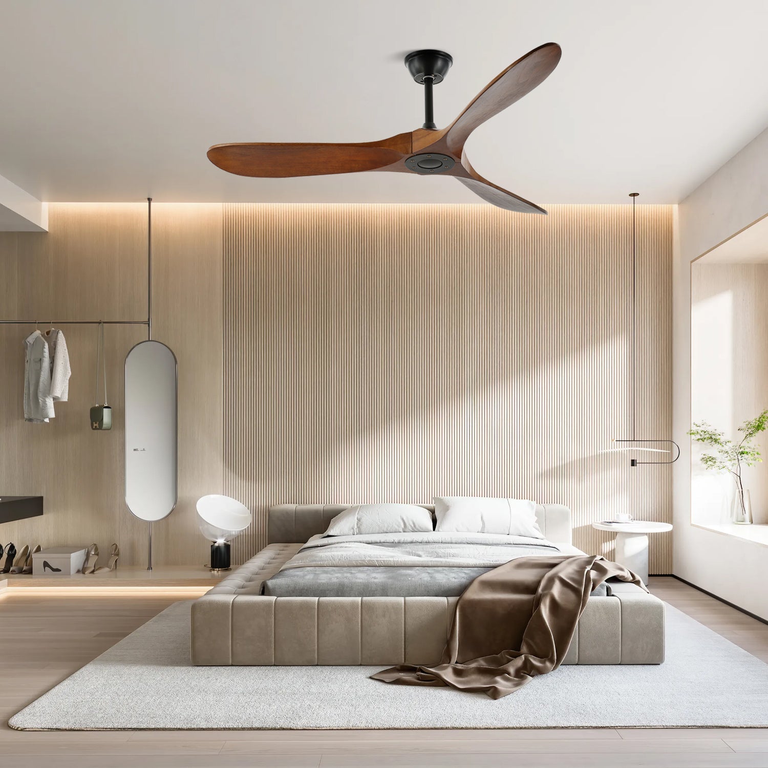 Aero Zephyr Ceiling Fan Lighting Lobby