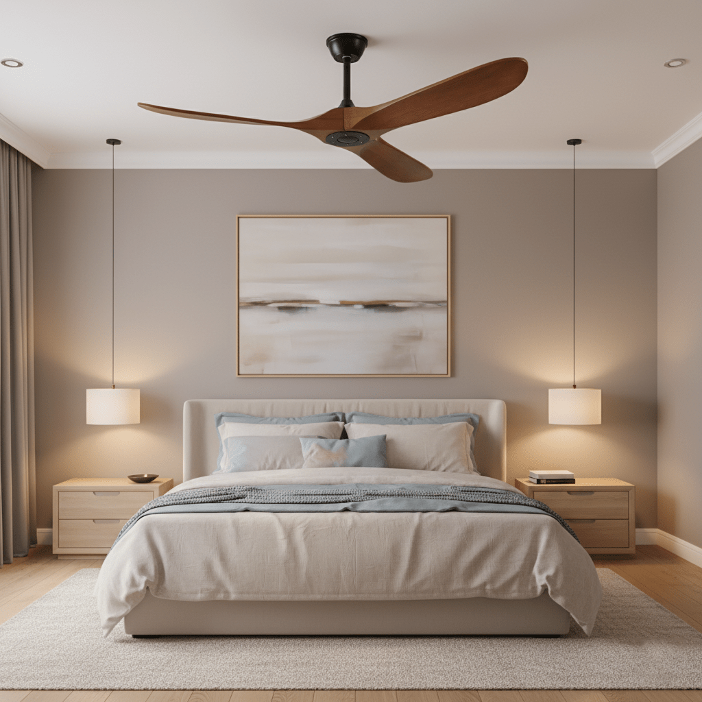 Aero Zephyr Ceiling Fan Lighting Lobby