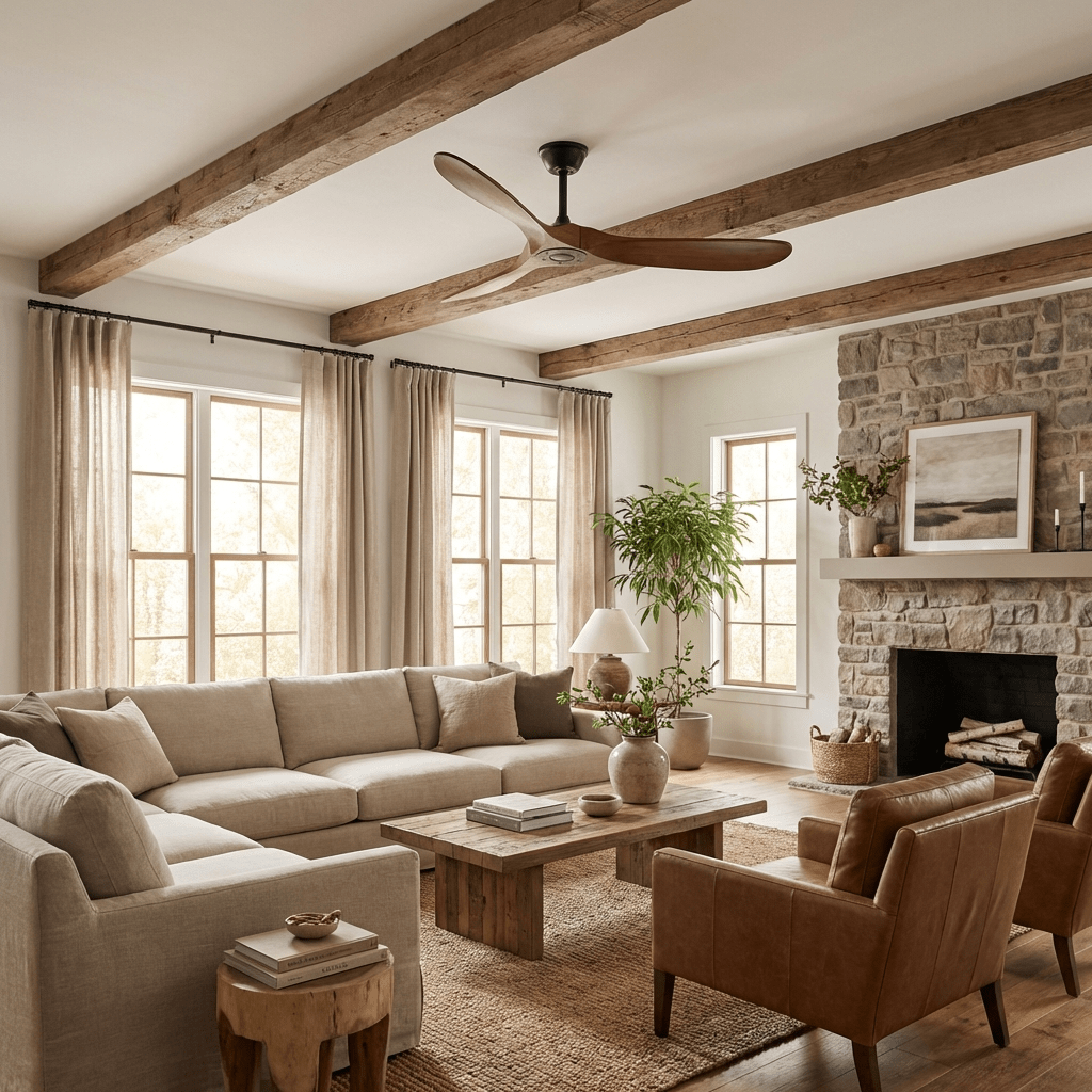 Aero Zephyr Ceiling Fan Lighting Lobby