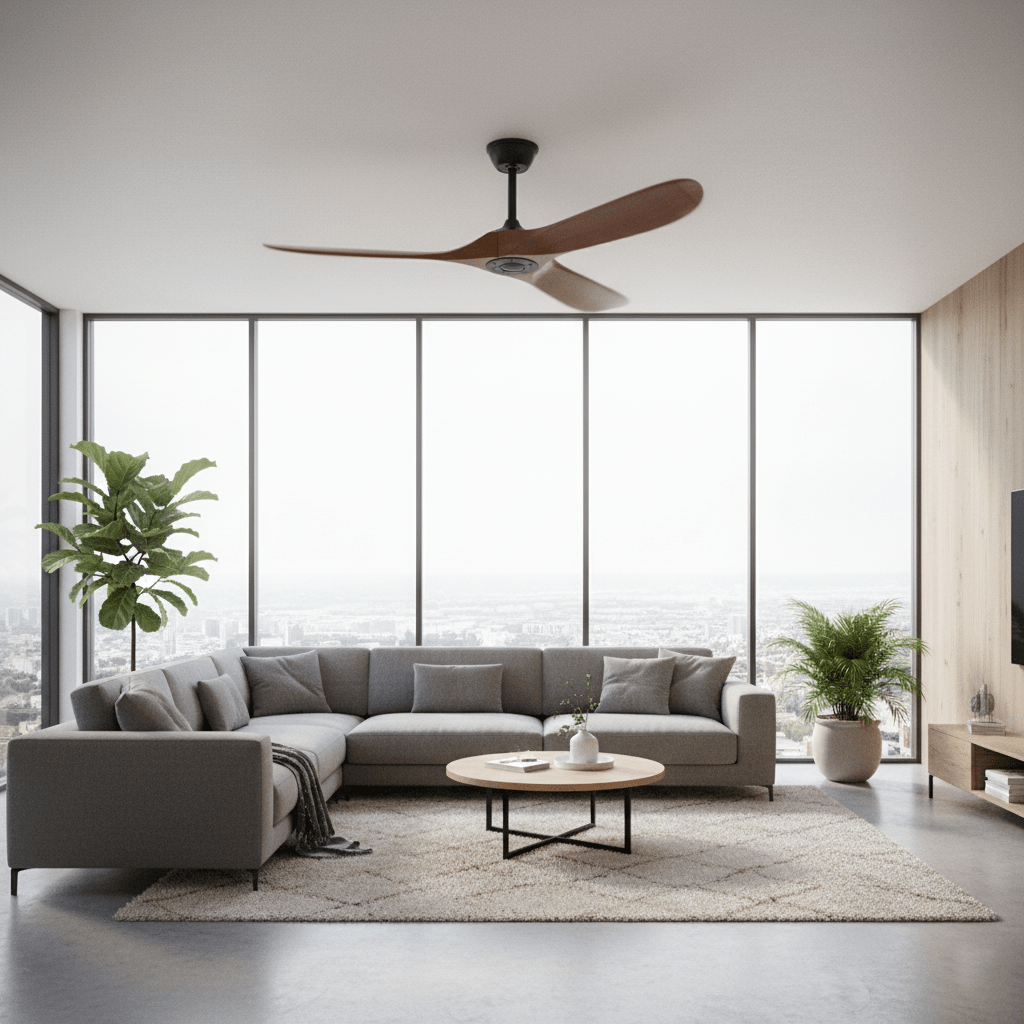 Aero Zephyr Ceiling Fan Lighting Lobby
