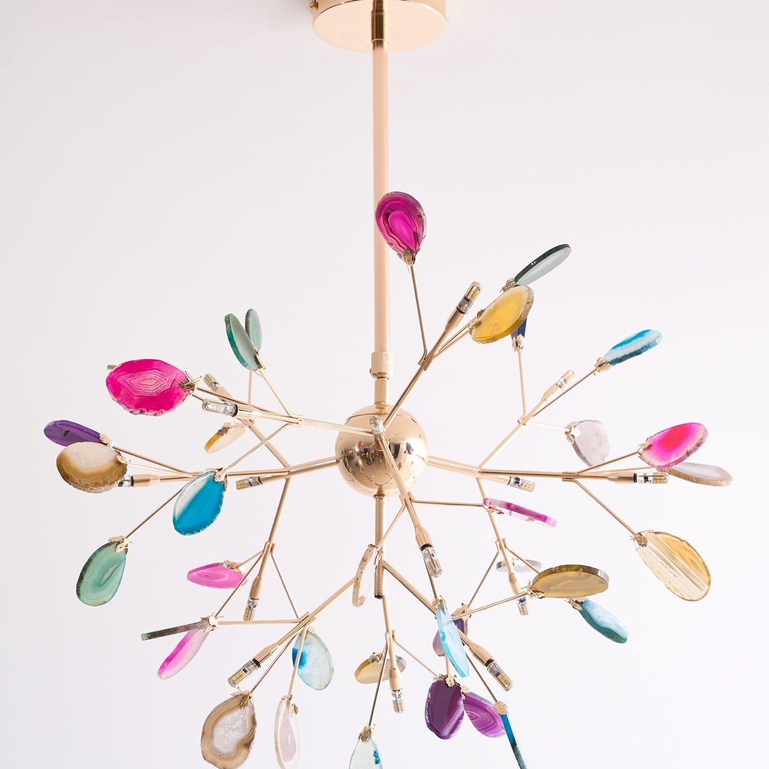 Agate Shard Ceiling Light Lighting Lobby