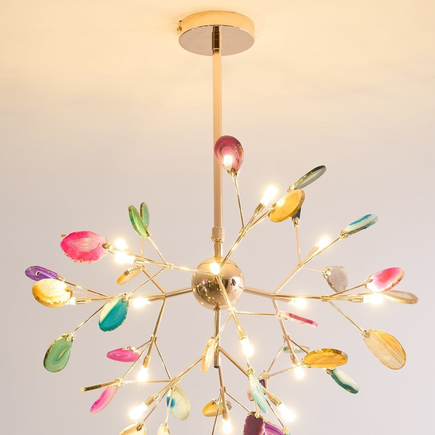Agate Shard Ceiling Light Lighting Lobby