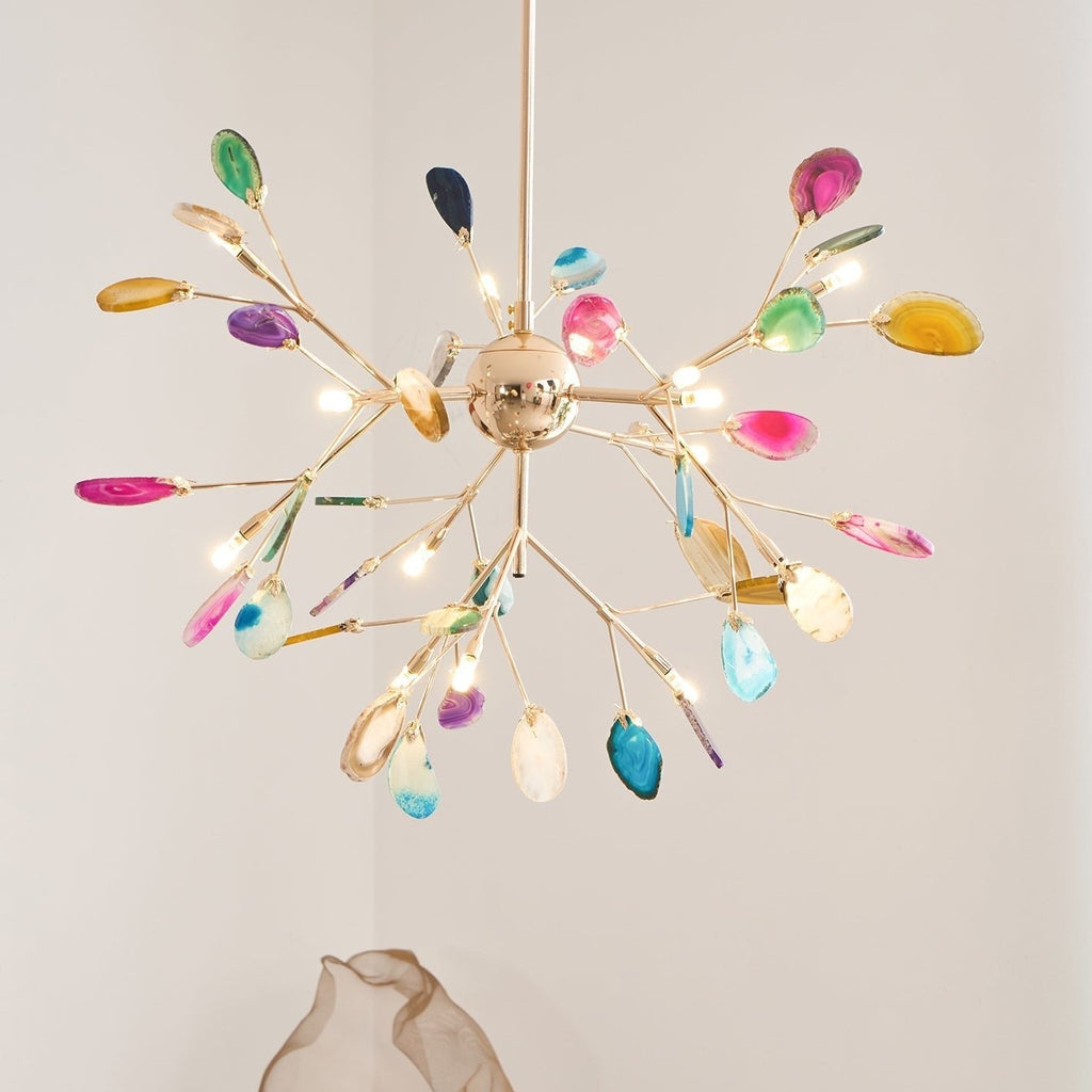 Agate Shard Ceiling Light Lighting Lobby