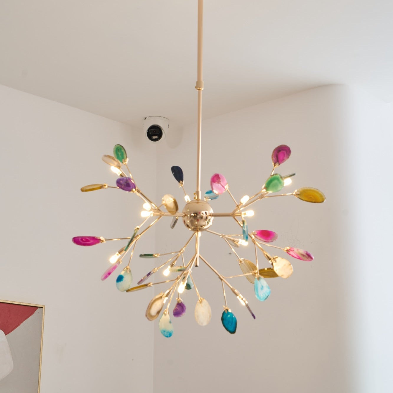Agate Shard Ceiling Light Lighting Lobby