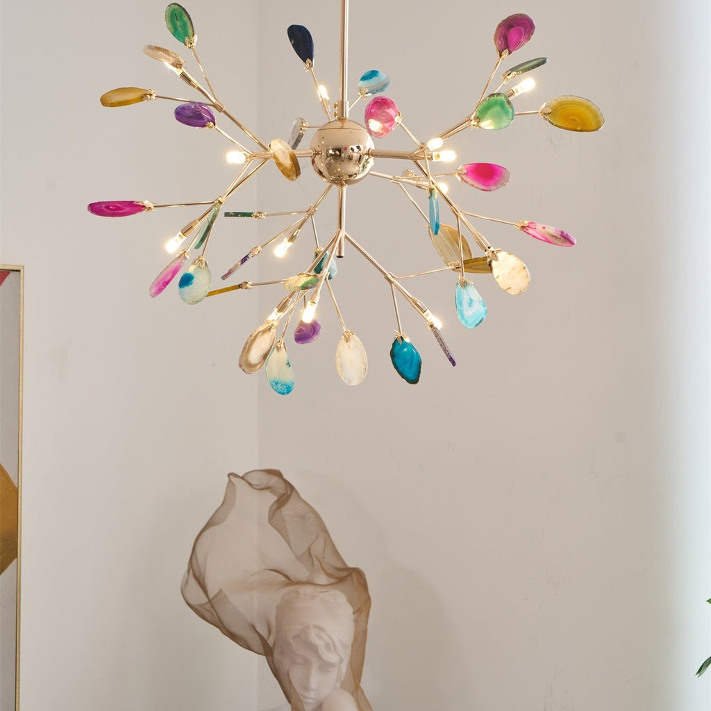 Agate Shard Ceiling Light Lighting Lobby