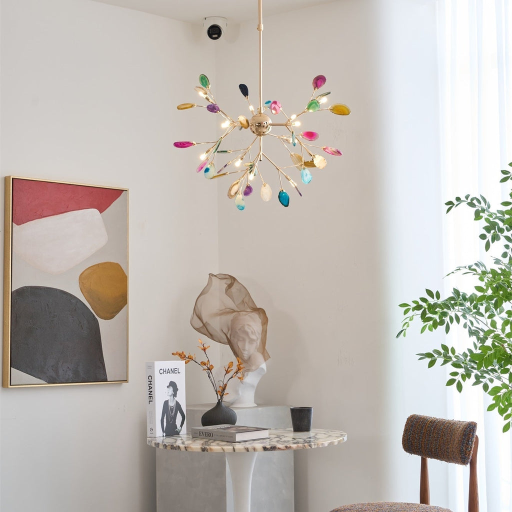 Agate Shard Ceiling Light Lighting Lobby