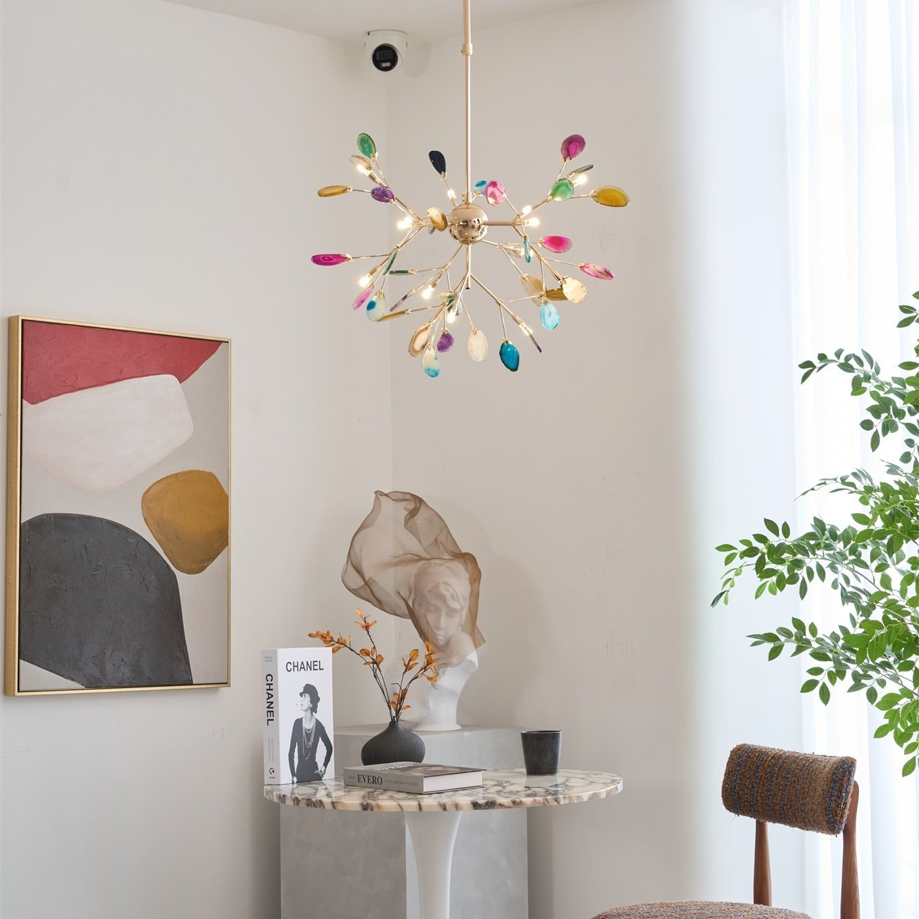 Agate Shard Ceiling Light Lighting Lobby