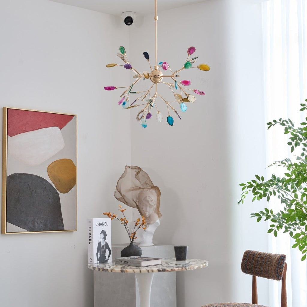 Agate Shard Ceiling Light Lighting Lobby