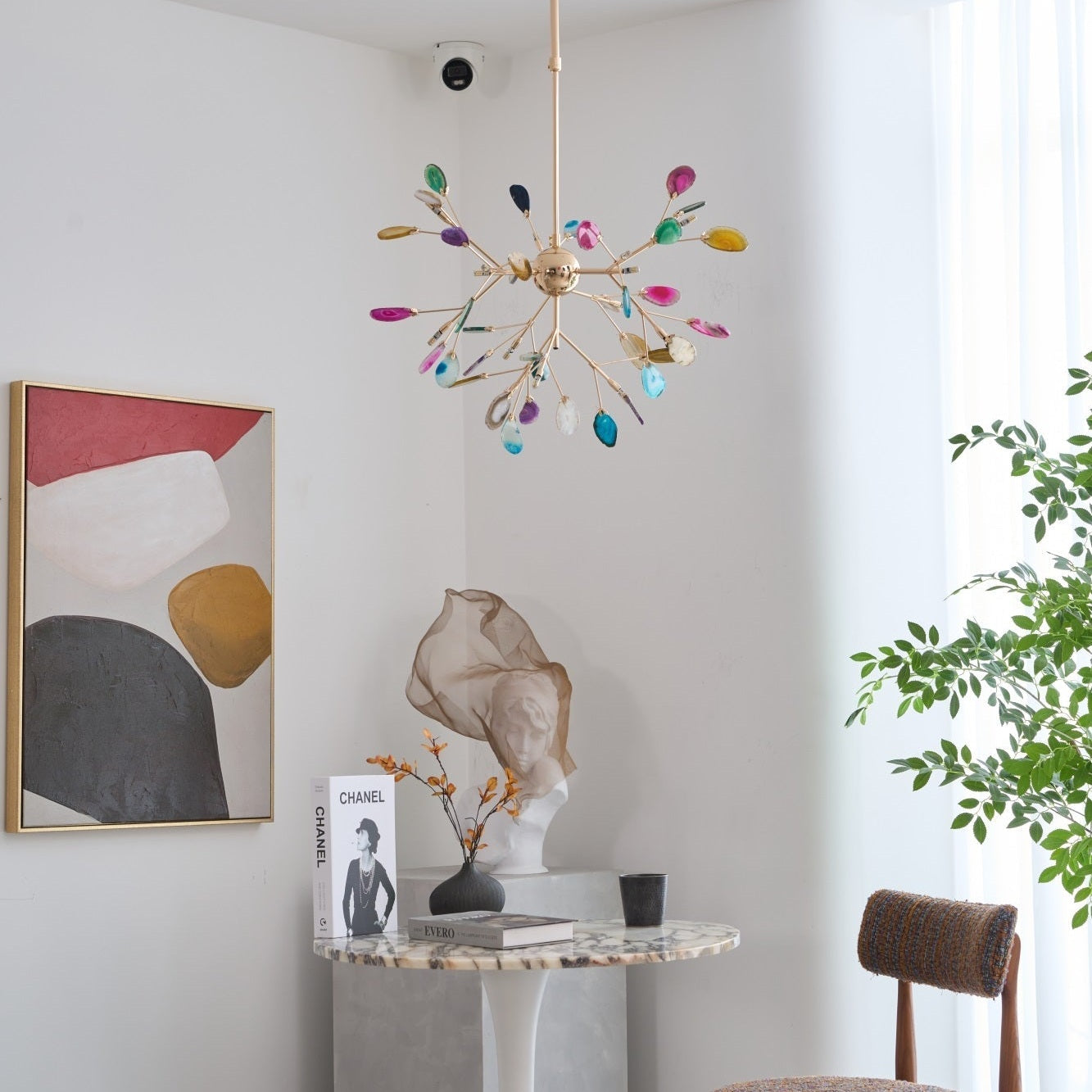 Agate Shard Ceiling Light Lighting Lobby