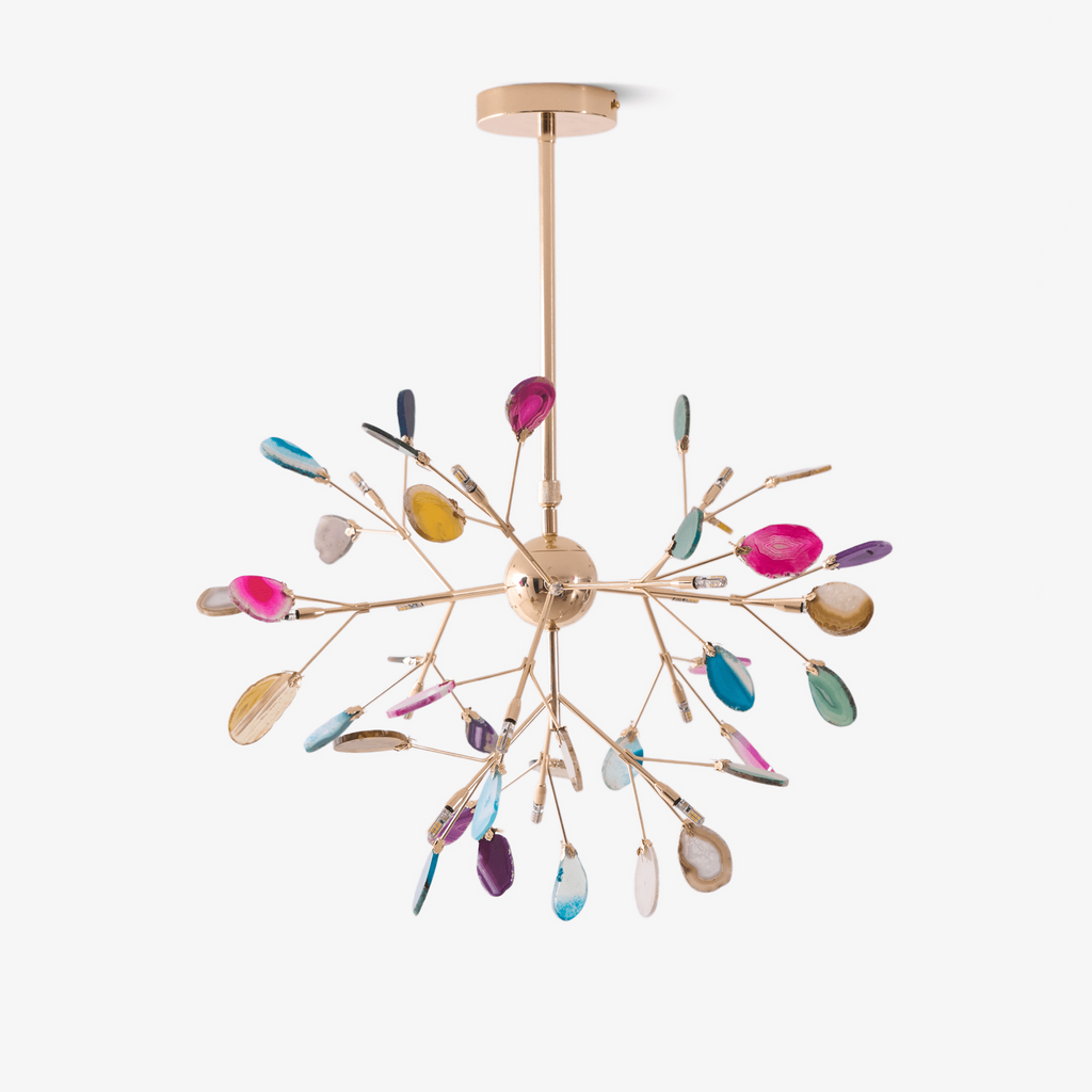 Agate Shard Ceiling Light Lighting Lobby