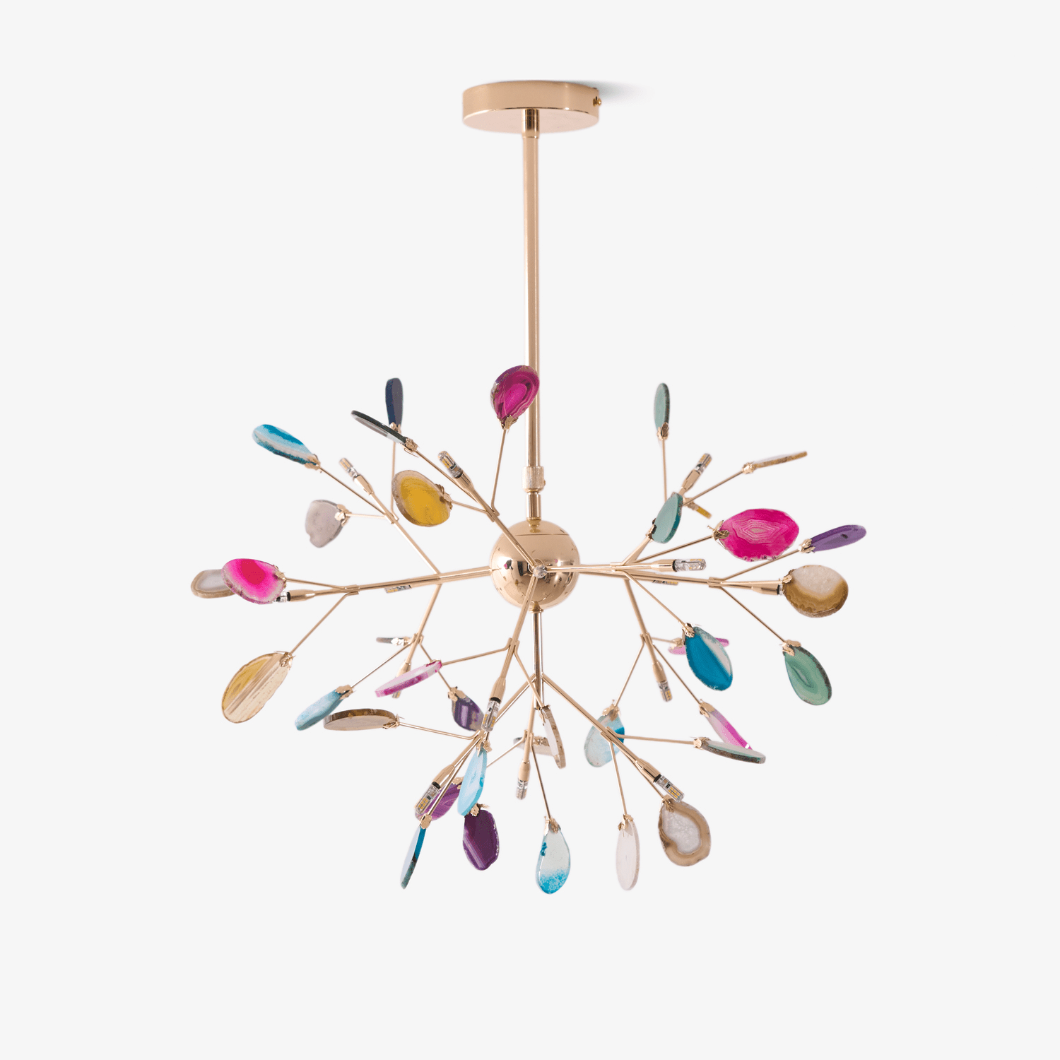 Agate Shard Ceiling Light Lighting Lobby
