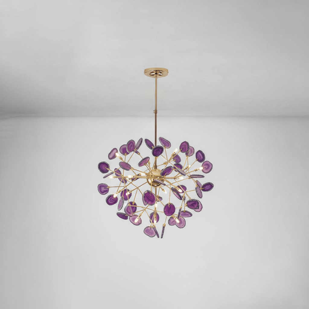 Agate Shard Ceiling Light Lighting Lobby