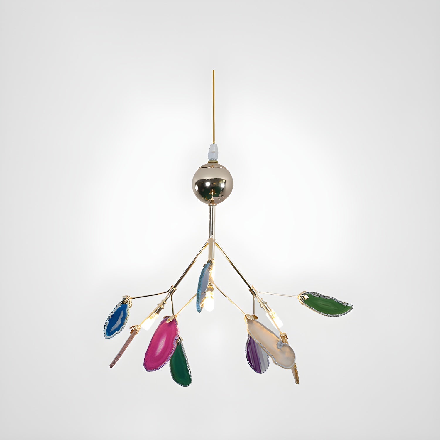 Agate Shard Ceiling Light Lighting Lobby