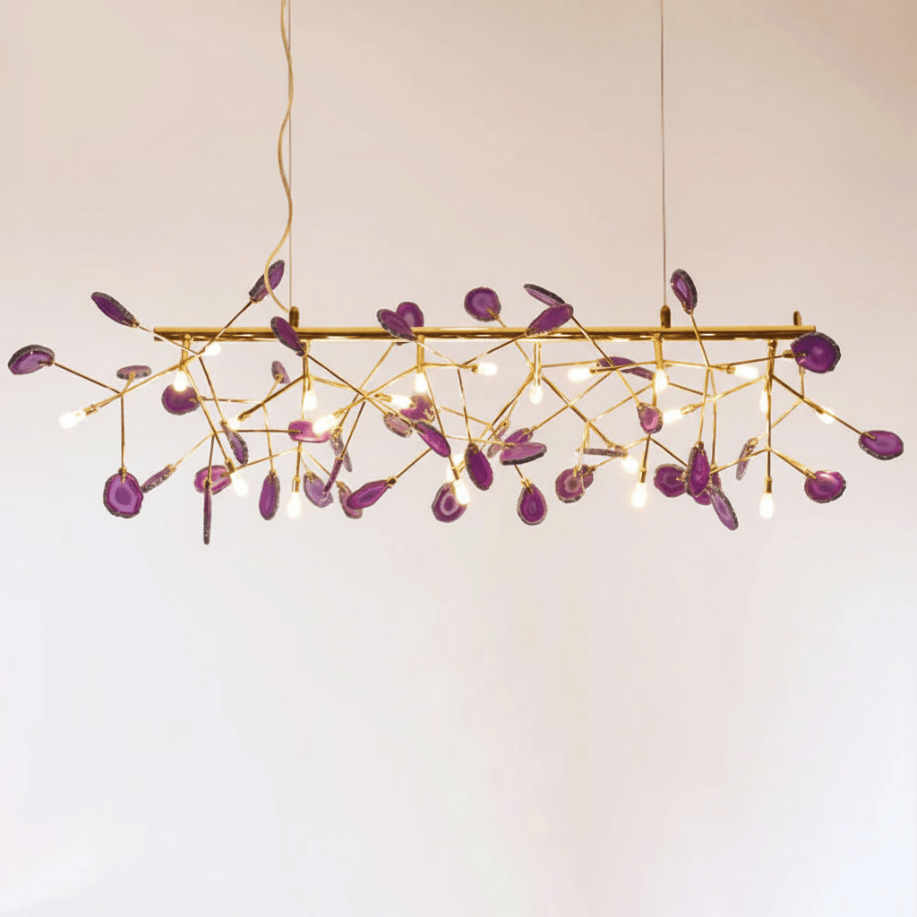 Agate Shard Ceiling Light Lighting Lobby