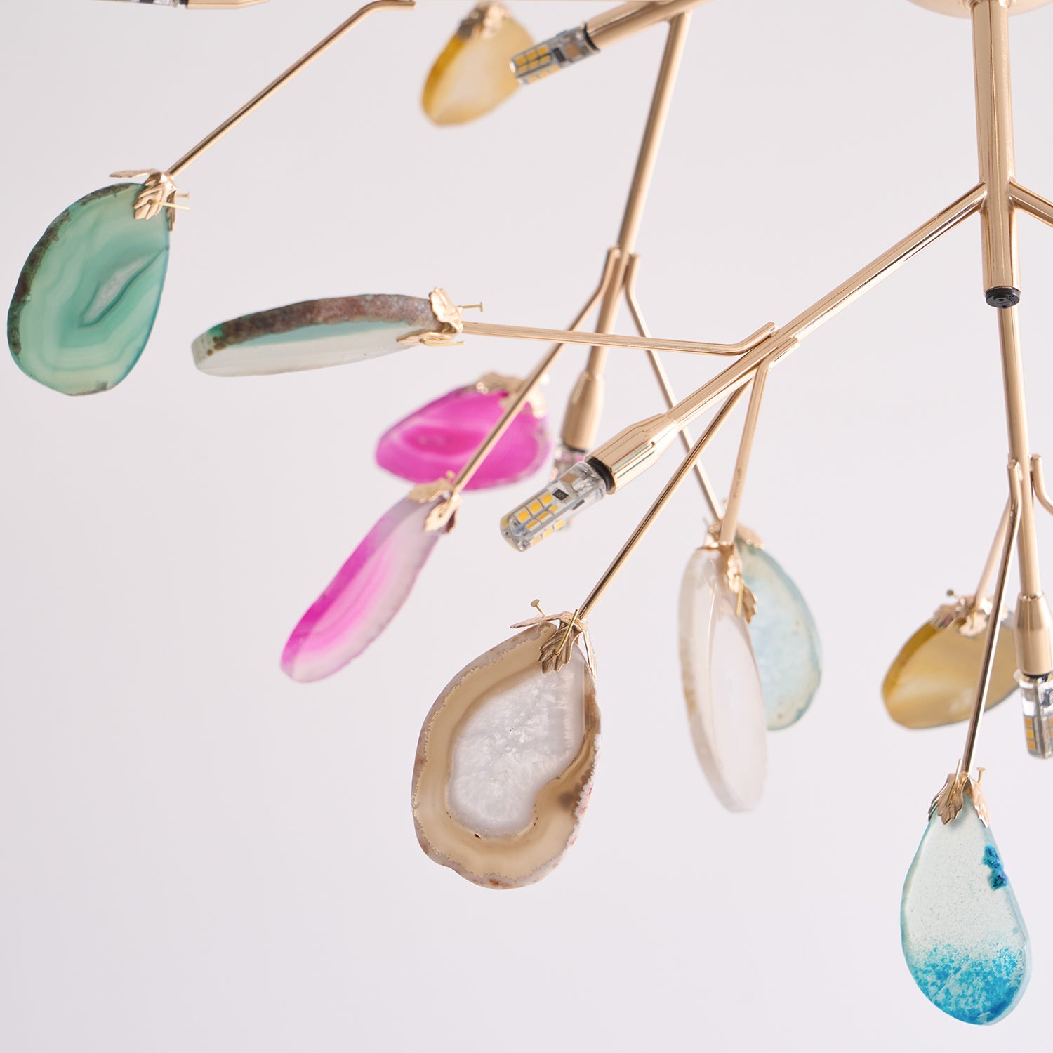 Agate Shard Ceiling Light Lighting Lobby