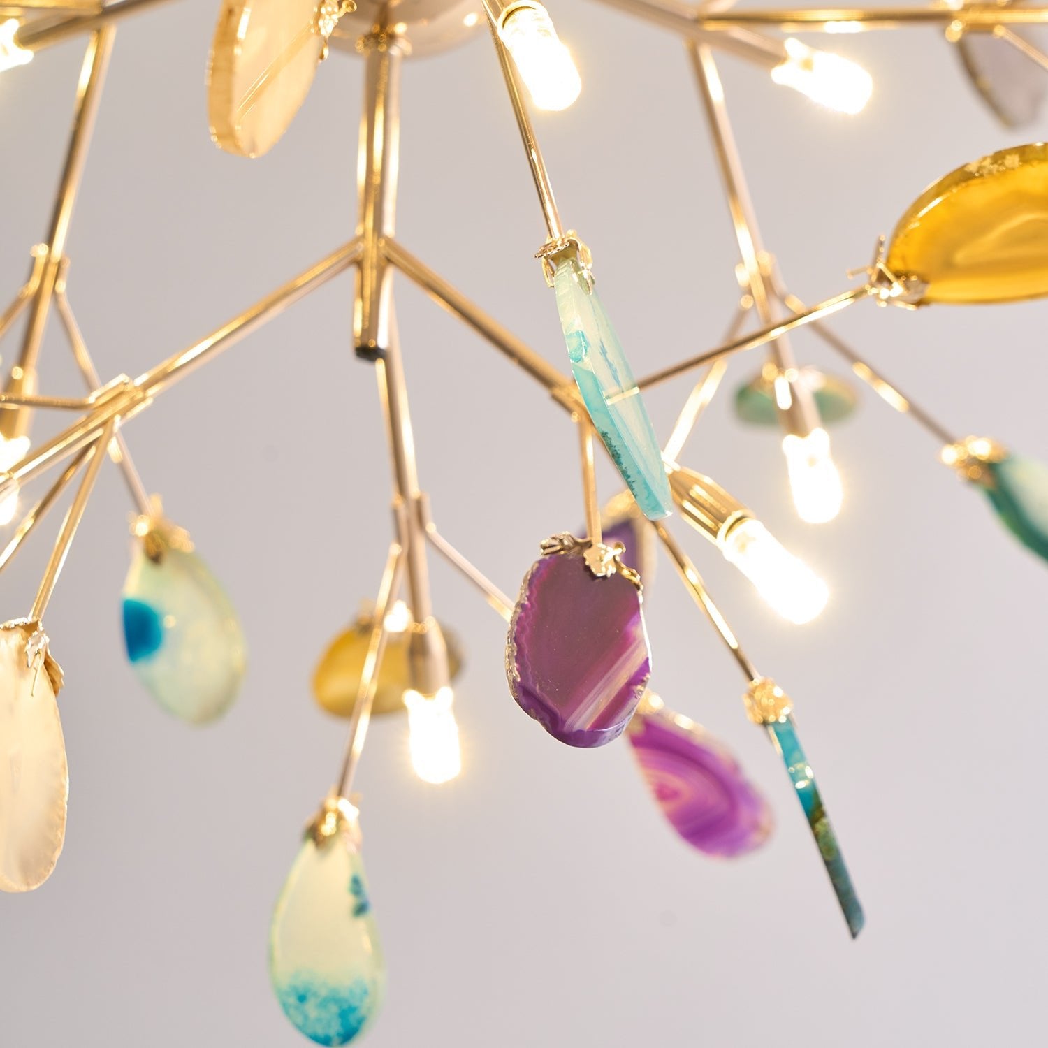 Agate Shard Ceiling Light Lighting Lobby
