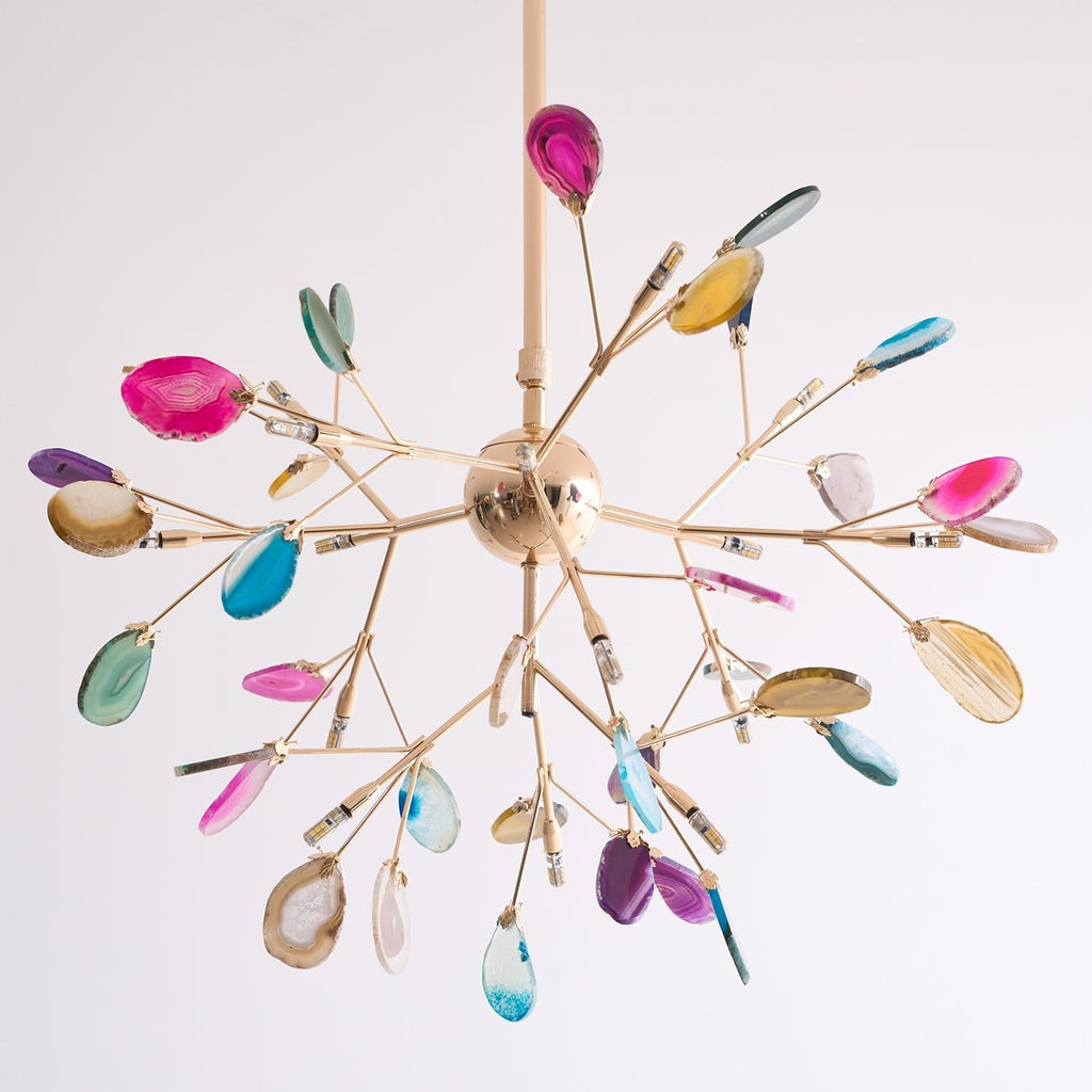 Agate Shard Ceiling Light Lighting Lobby