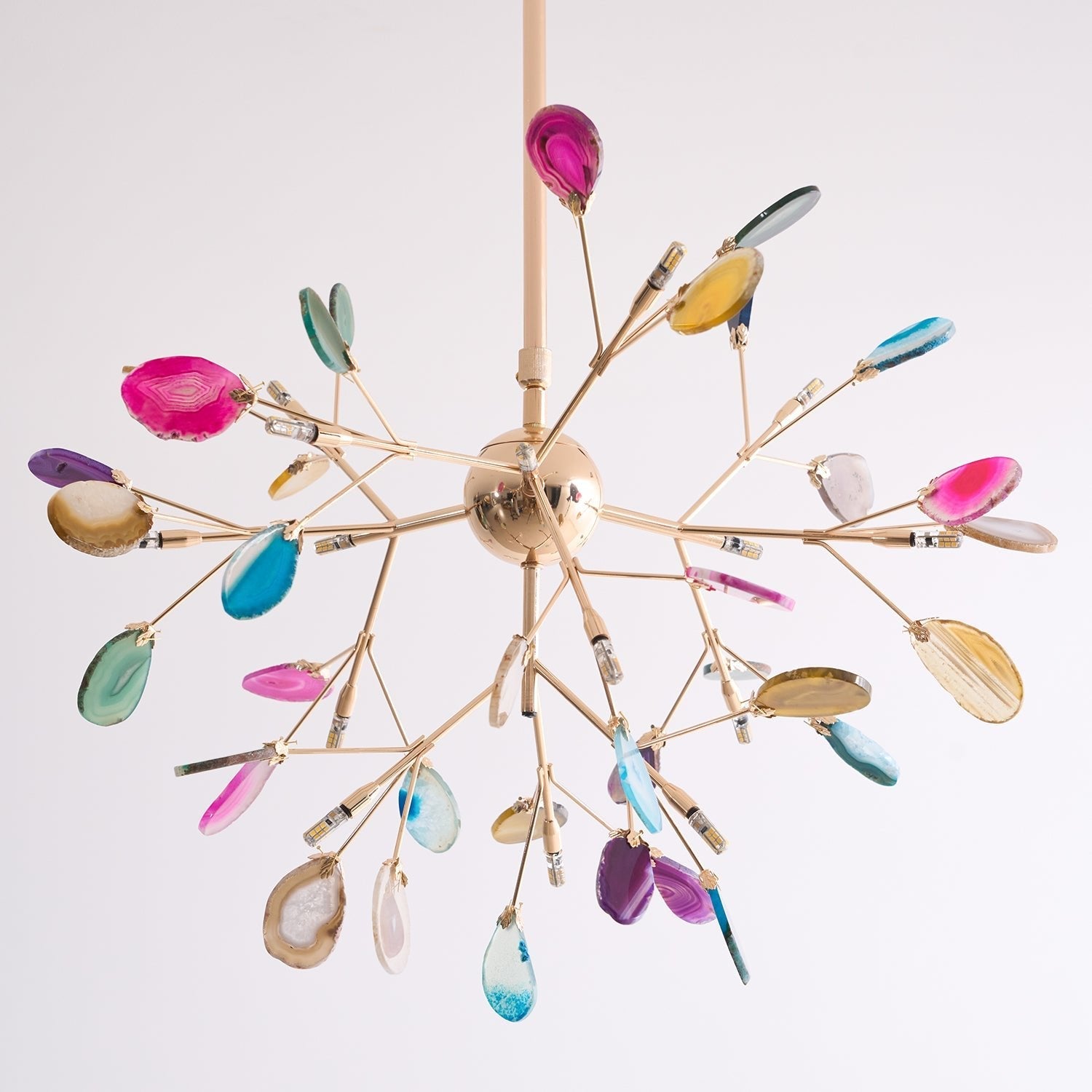 Agate Shard Ceiling Light Lighting Lobby