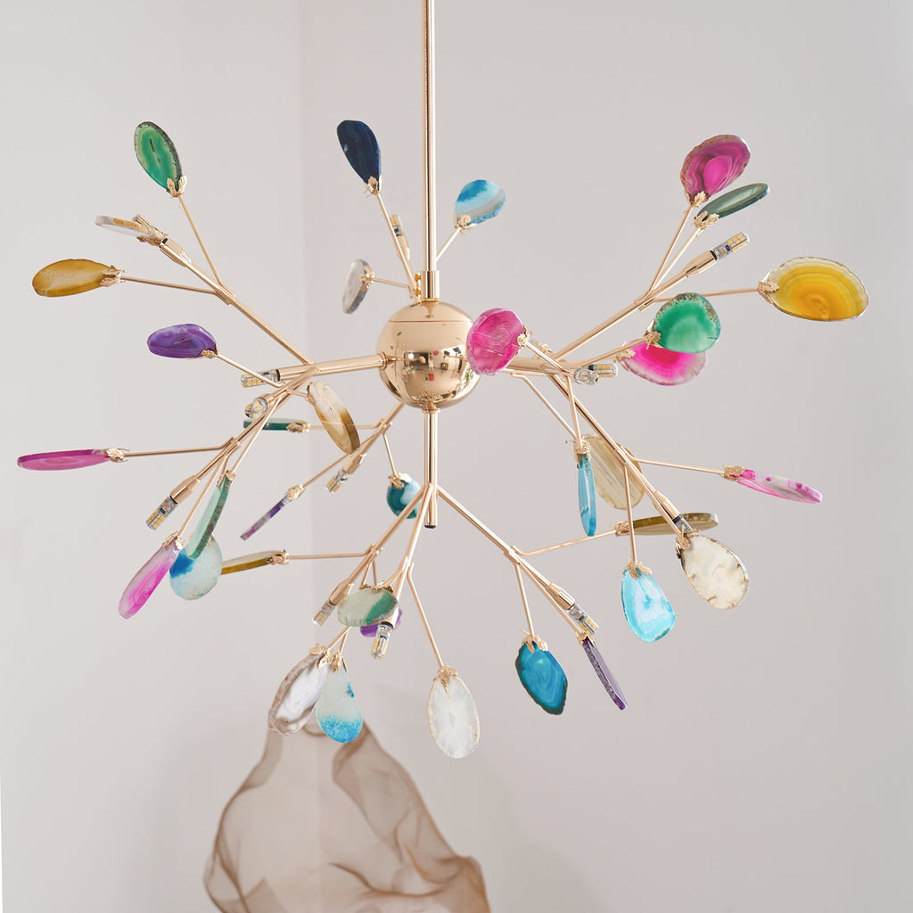 Agate Shard Ceiling Light Lighting Lobby