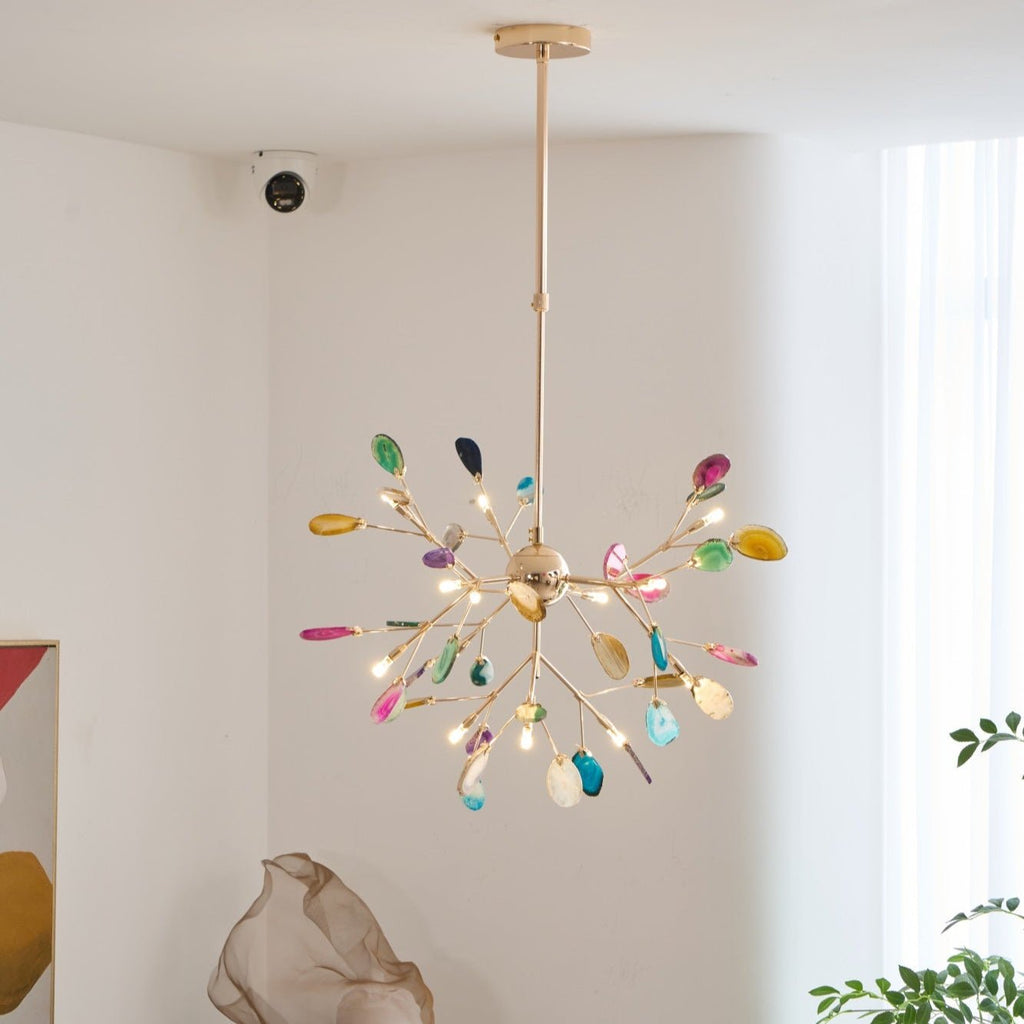 Agate Shard Ceiling Light Lighting Lobby