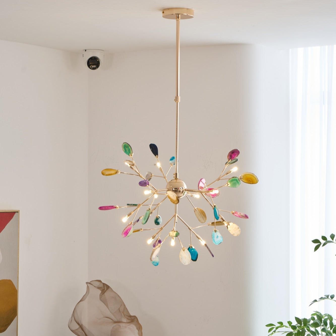 Agate Shard Ceiling Light Lighting Lobby