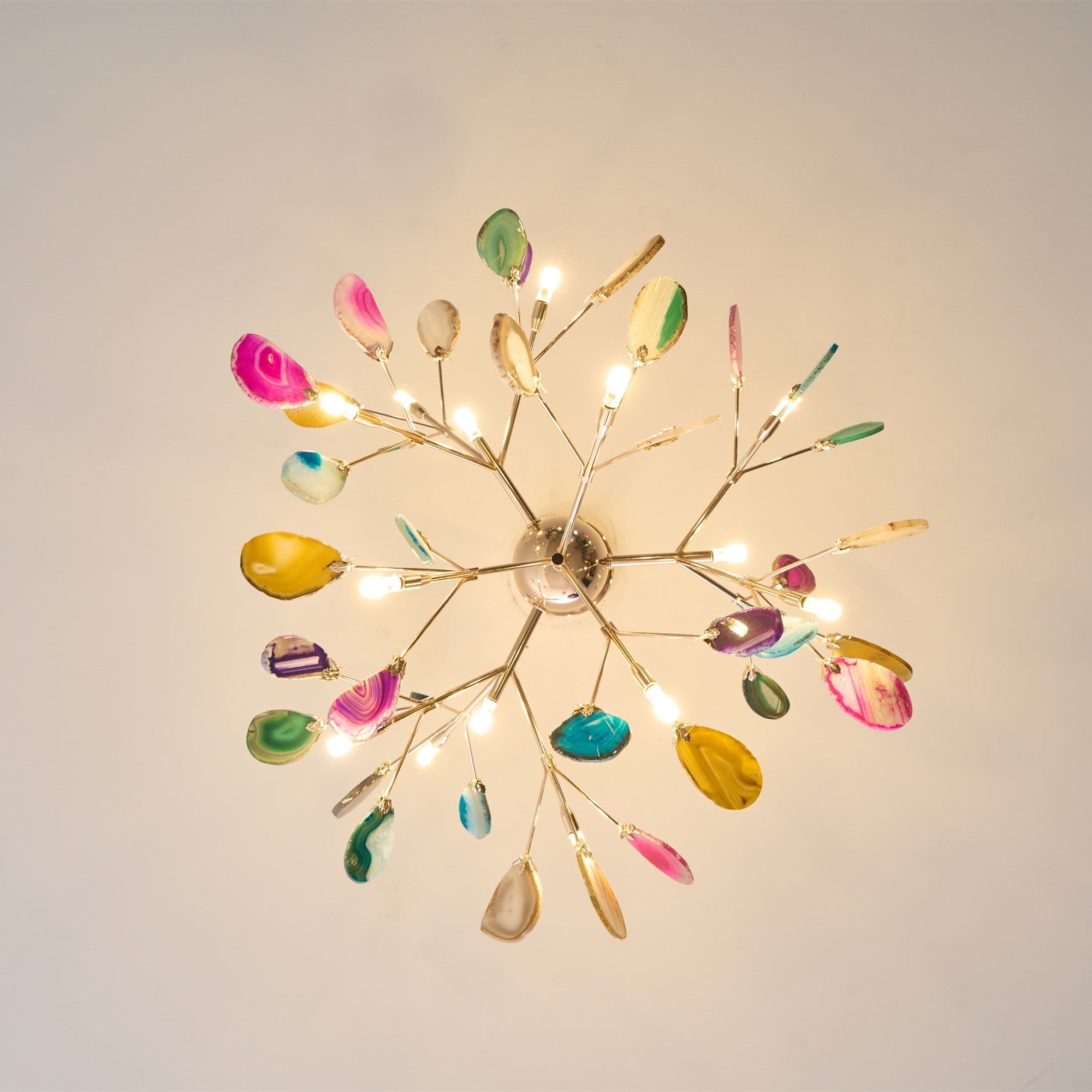 Agate Shard Ceiling Light Lighting Lobby