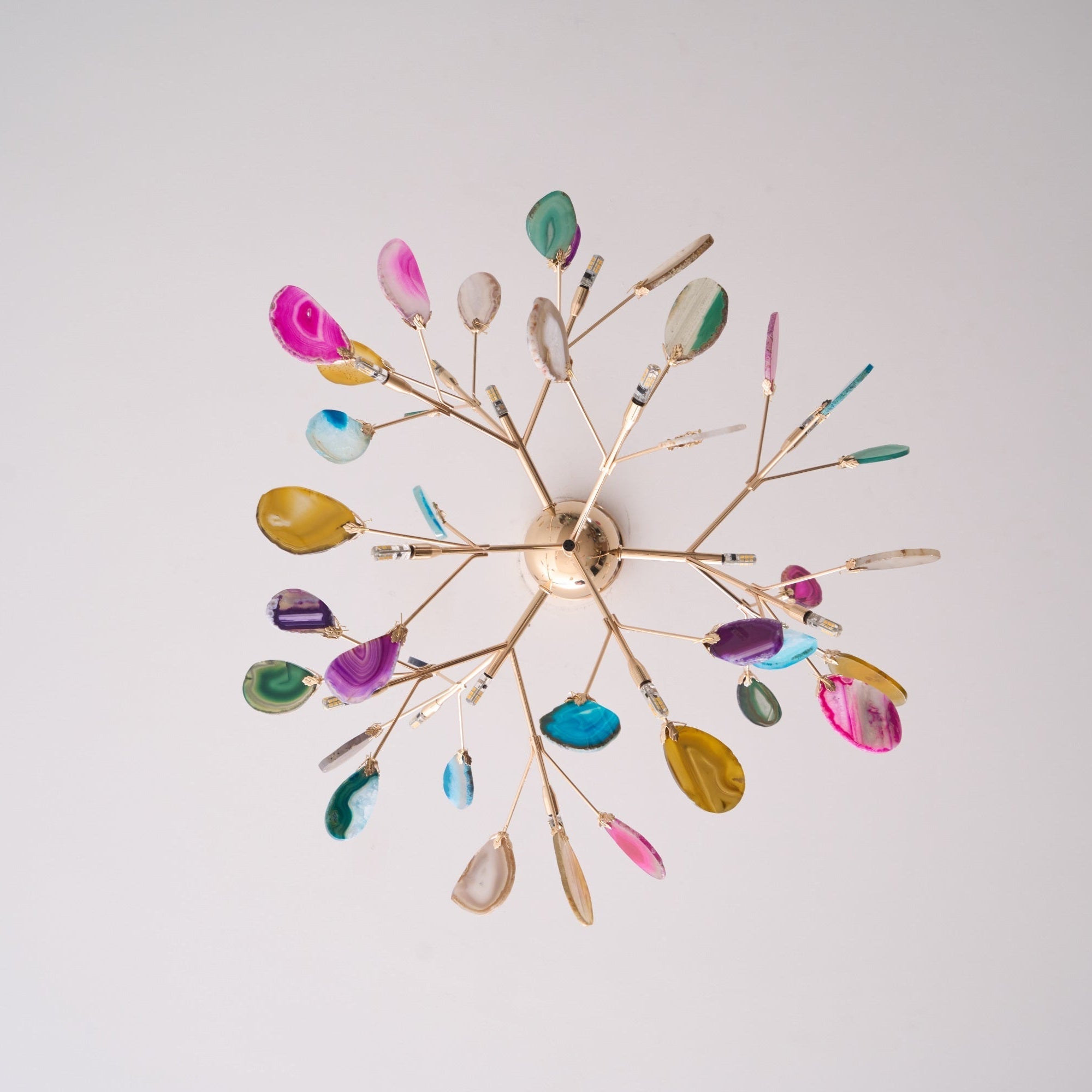 Agate Shard Ceiling Light Lighting Lobby