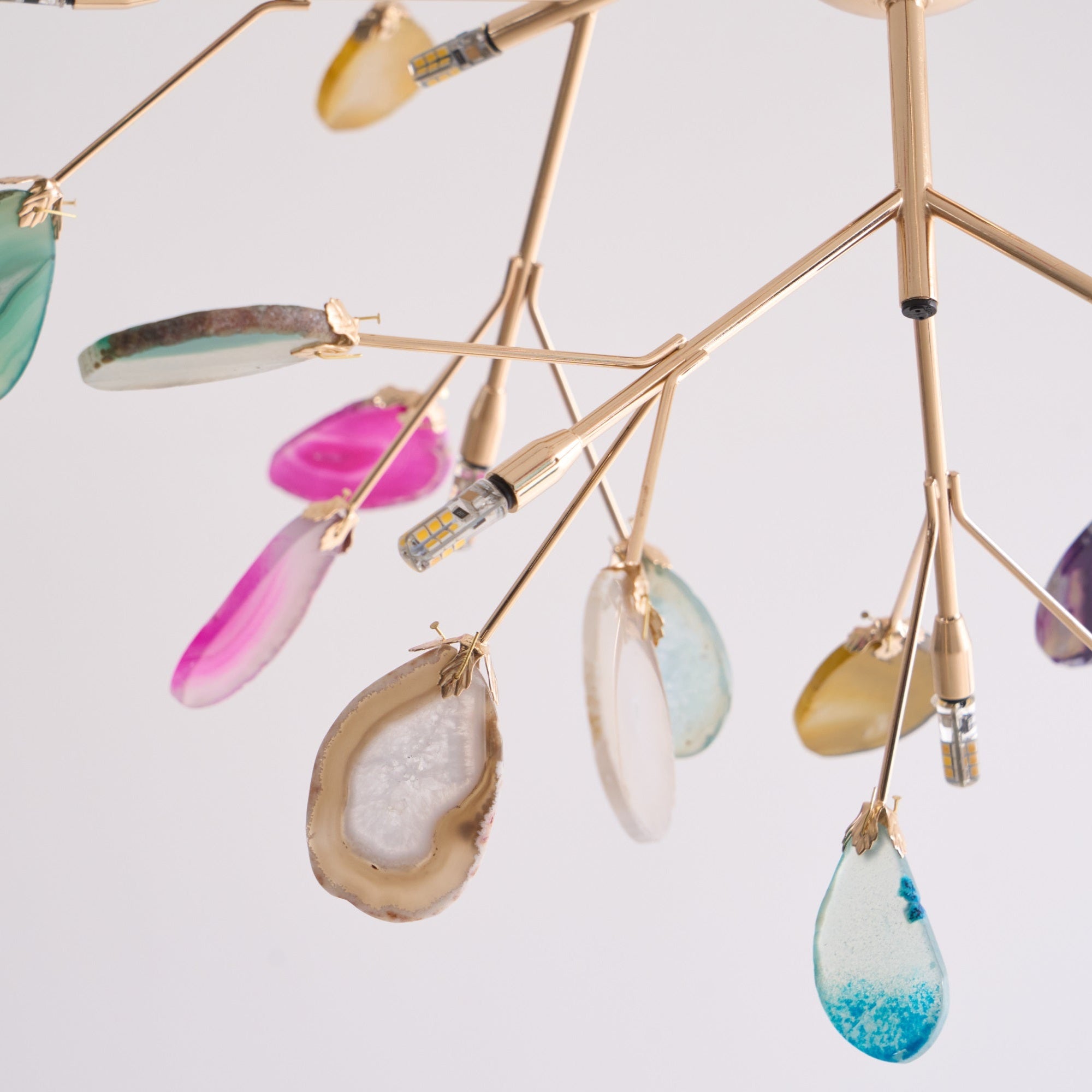 Agate Shard Ceiling Light Lighting Lobby