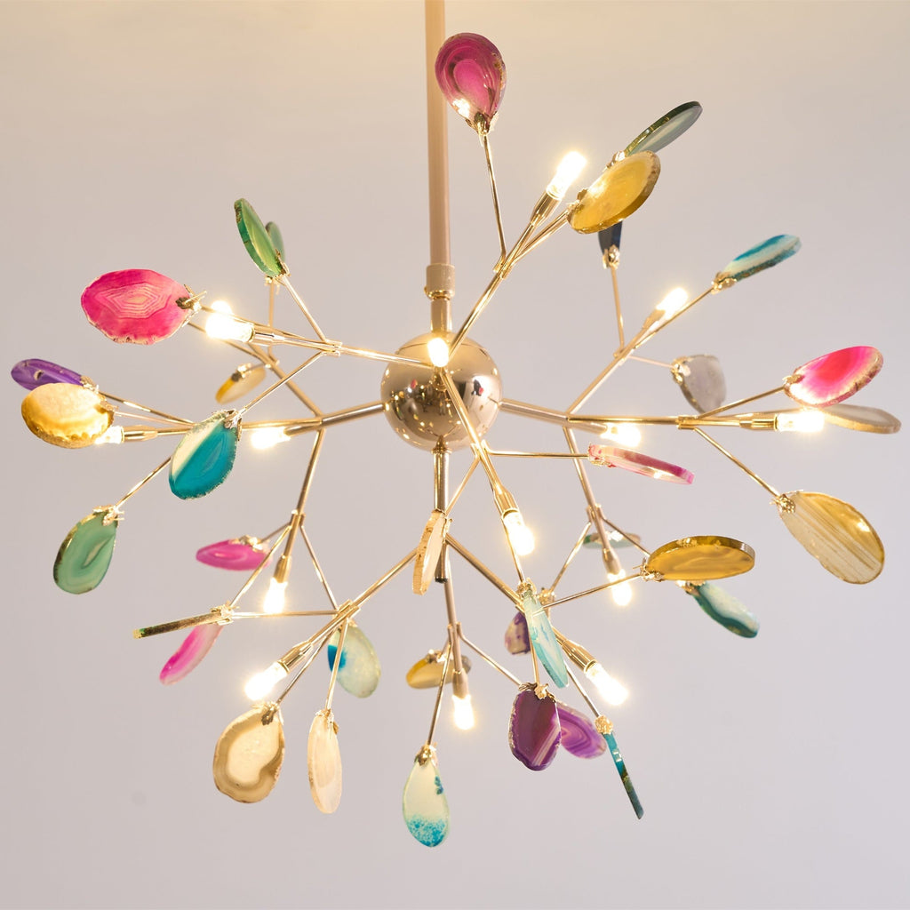 Agate Shard Ceiling Light Lighting Lobby