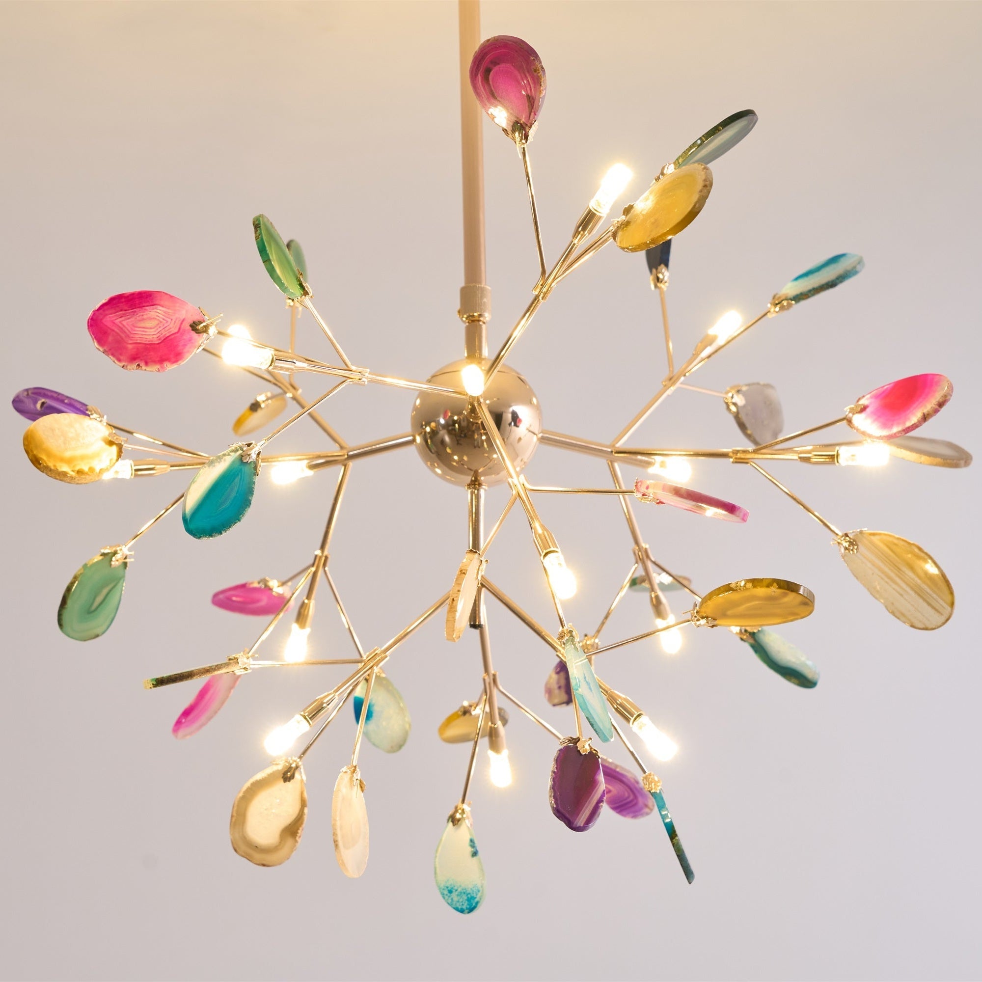 Agate Shard Ceiling Light Lighting Lobby