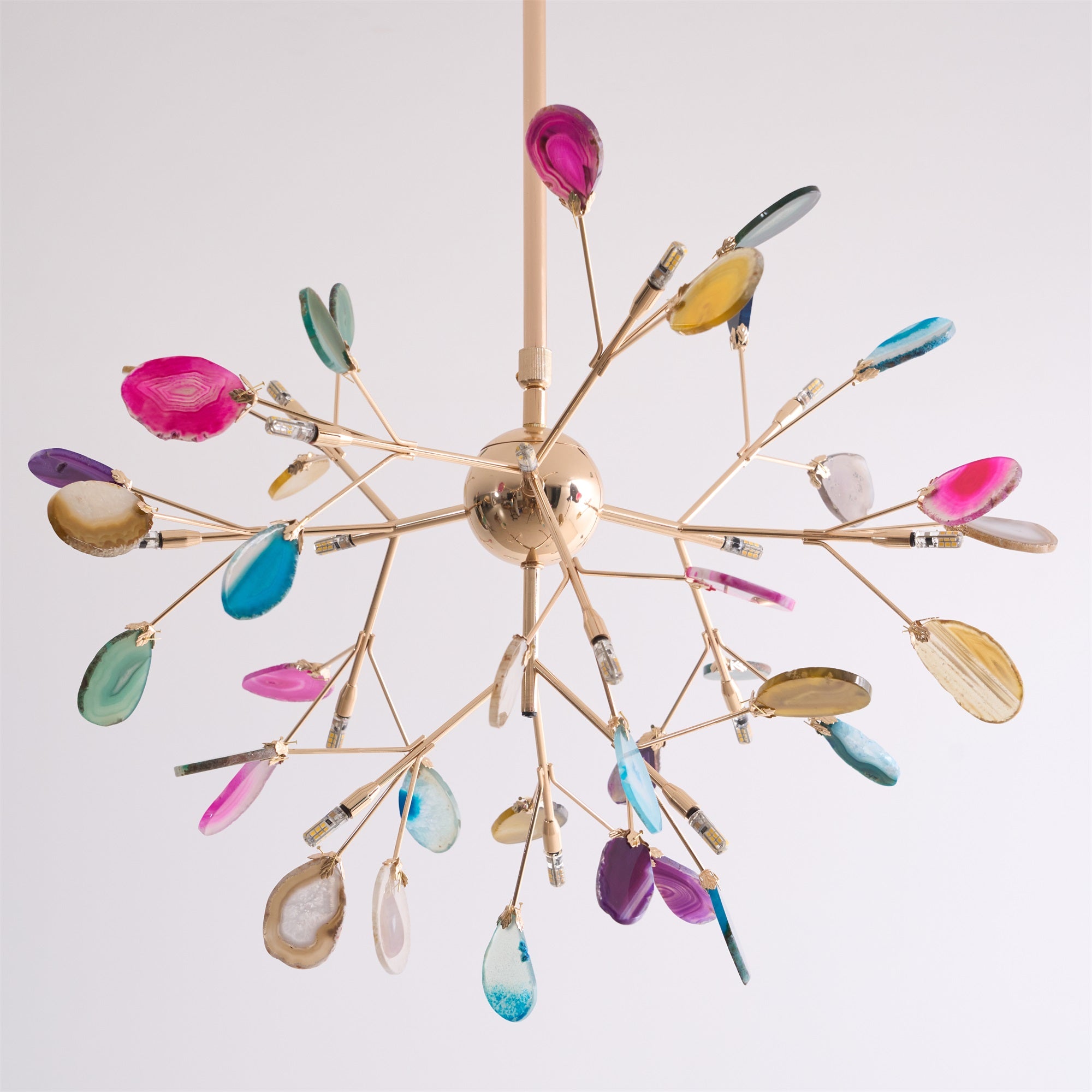 Agate Shard Ceiling Light Lighting Lobby