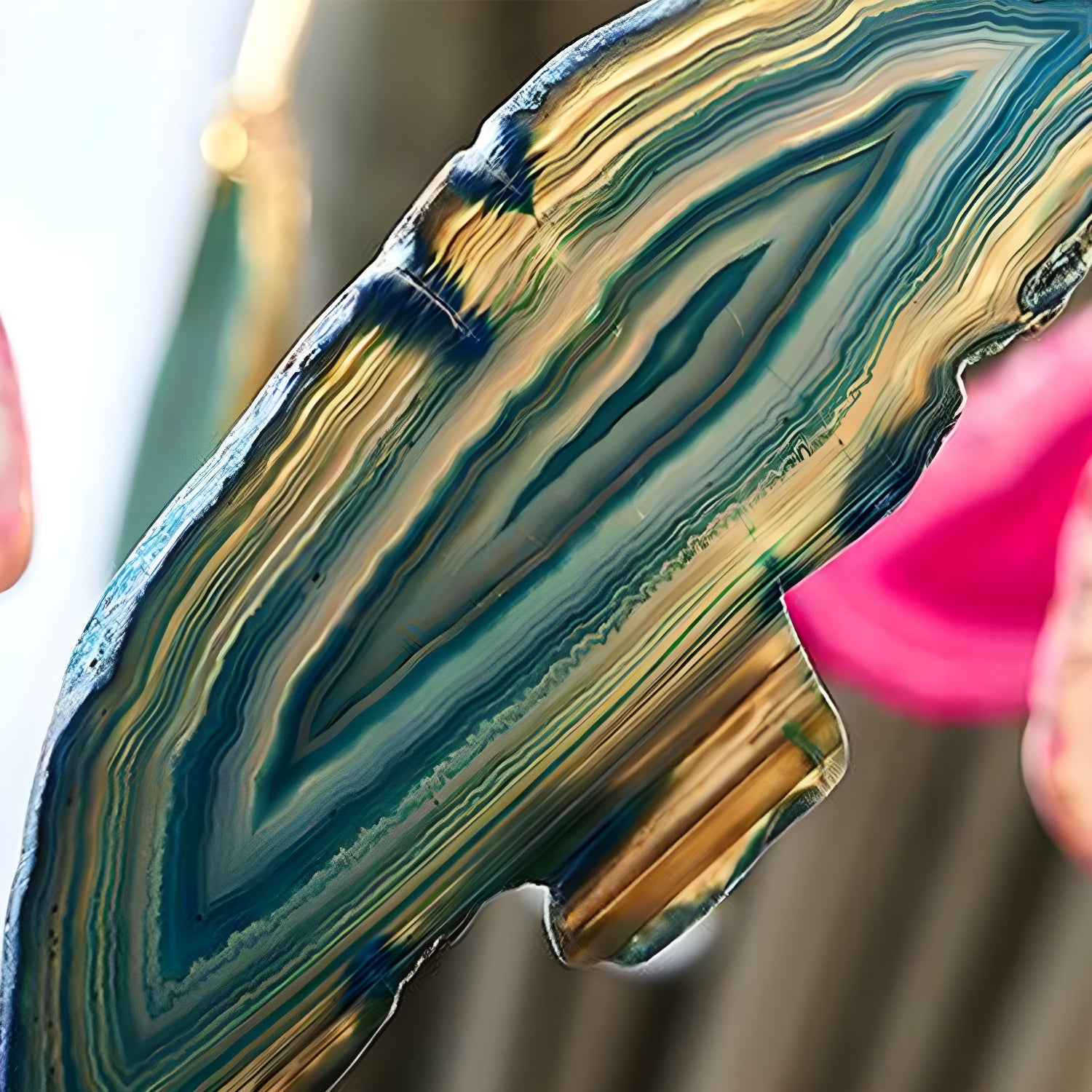 Agate Shard Ceiling Light Lighting Lobby