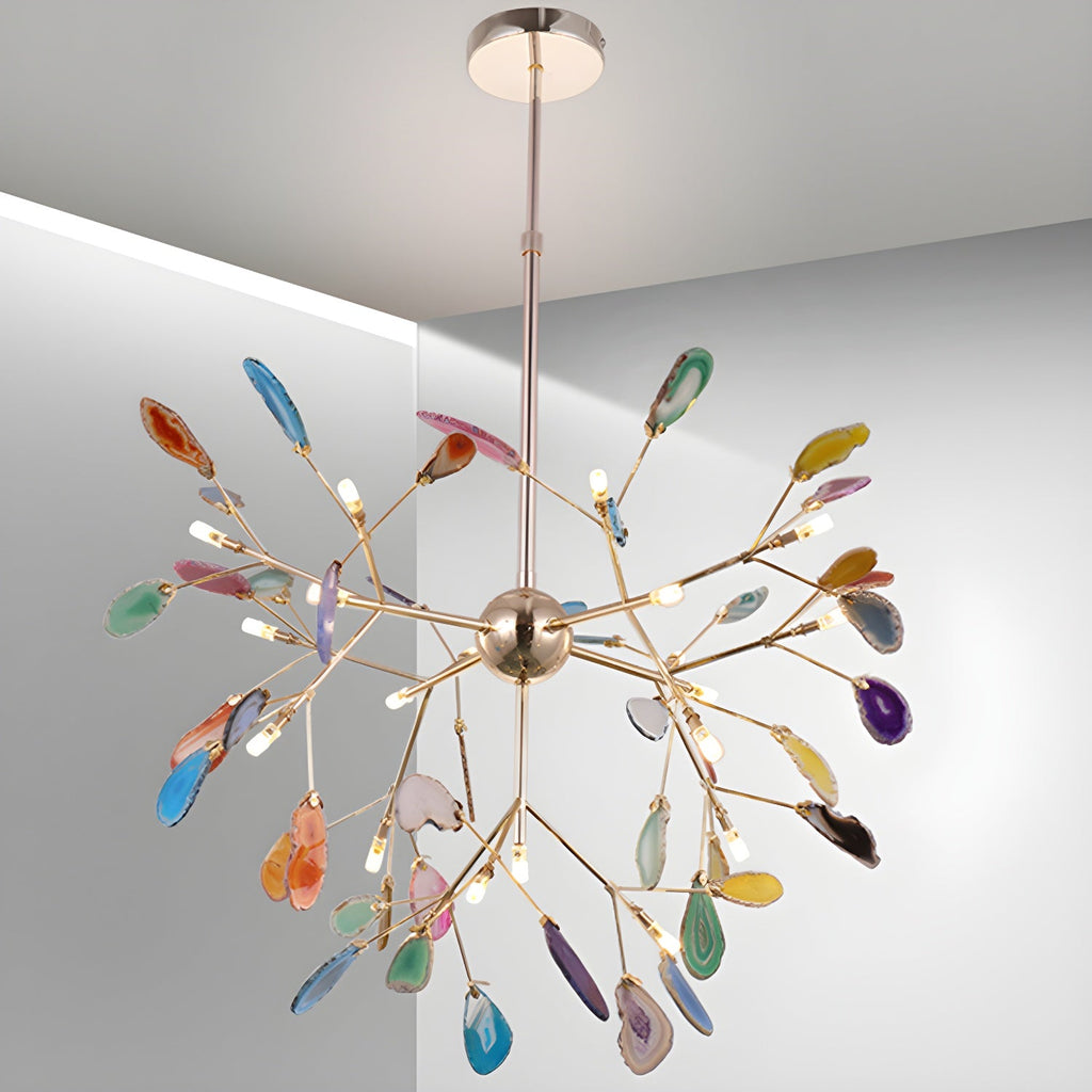 Agate Shard Ceiling Light Lighting Lobby