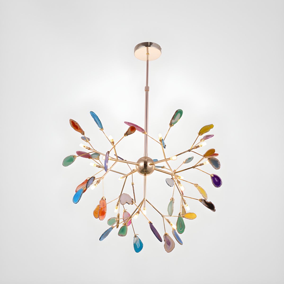Agate Shard Ceiling Light Lighting Lobby