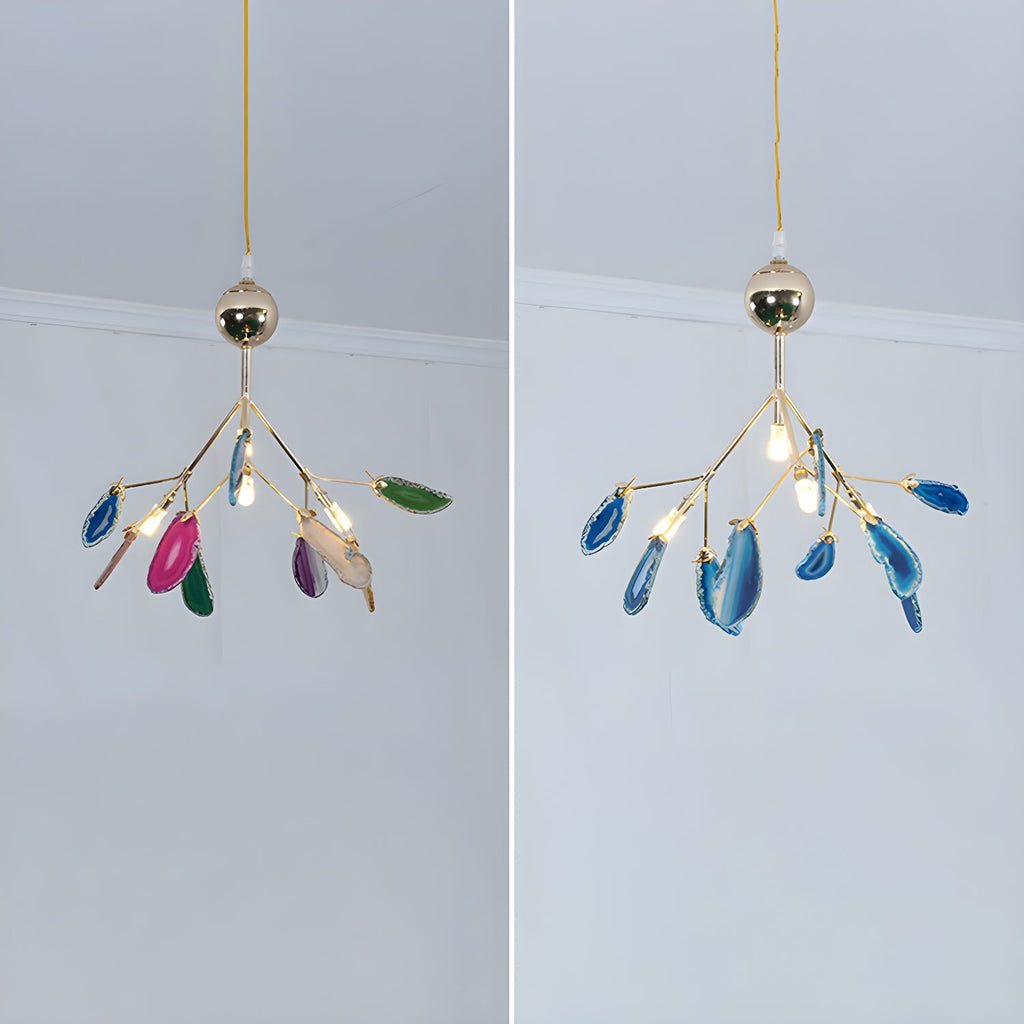 Agate Shard Ceiling Light Lighting Lobby