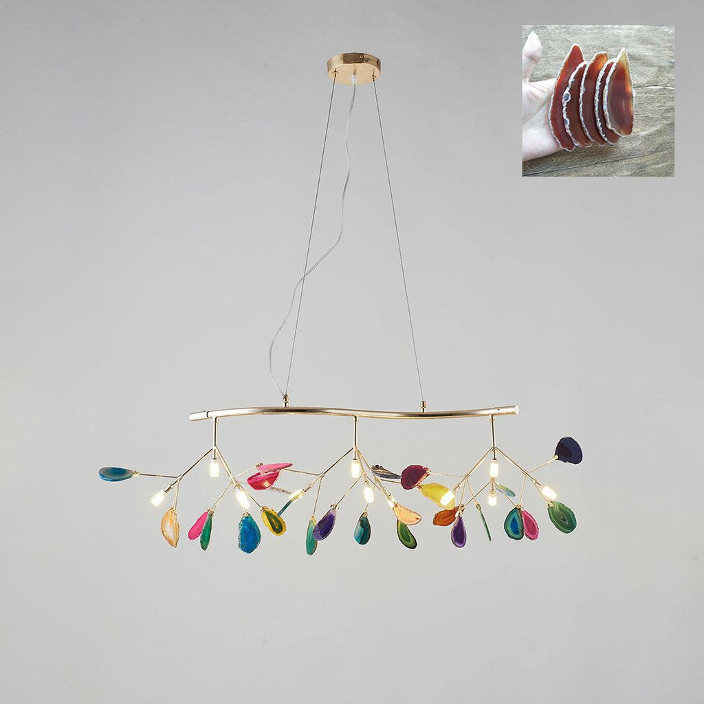 Agate Shard Ceiling Light Lighting Lobby