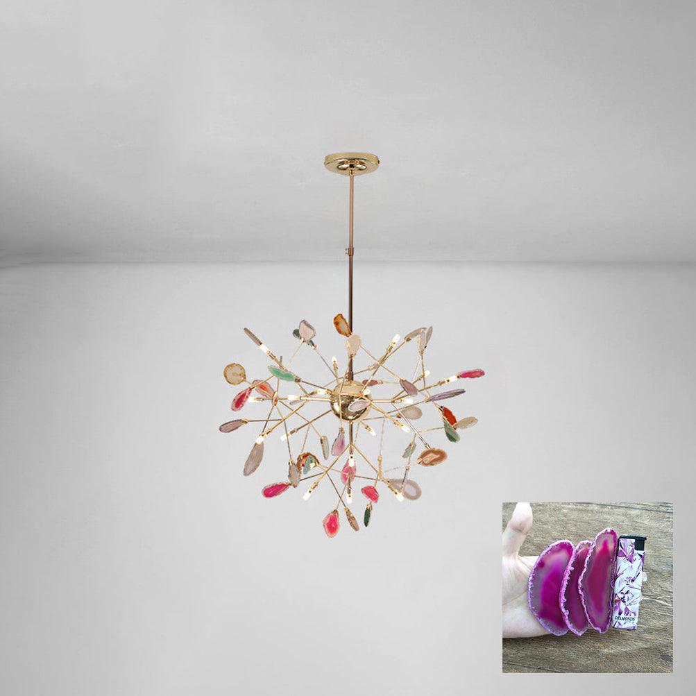 Agate Shard Ceiling Light Lighting Lobby