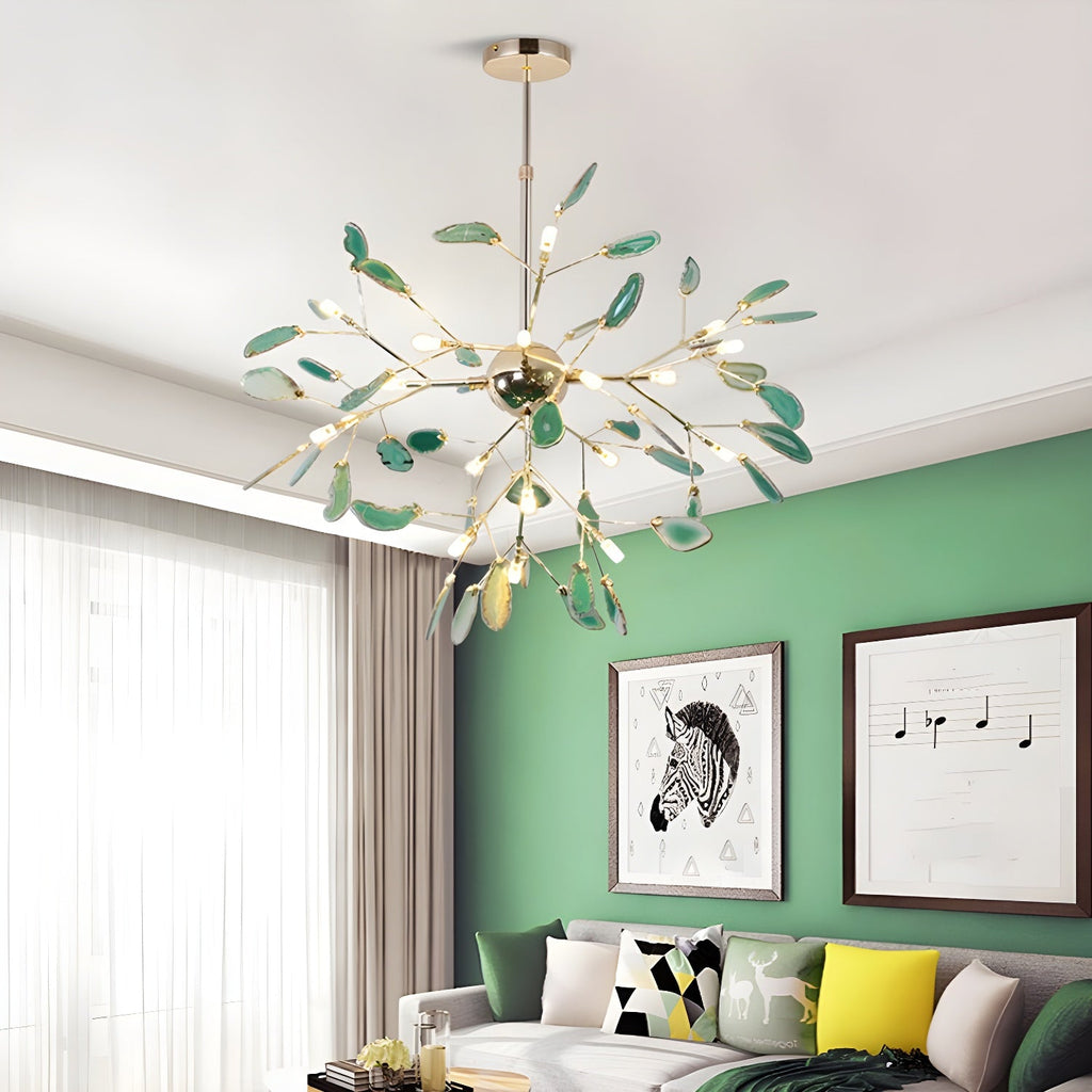 Agate Shard Ceiling Light Lighting Lobby