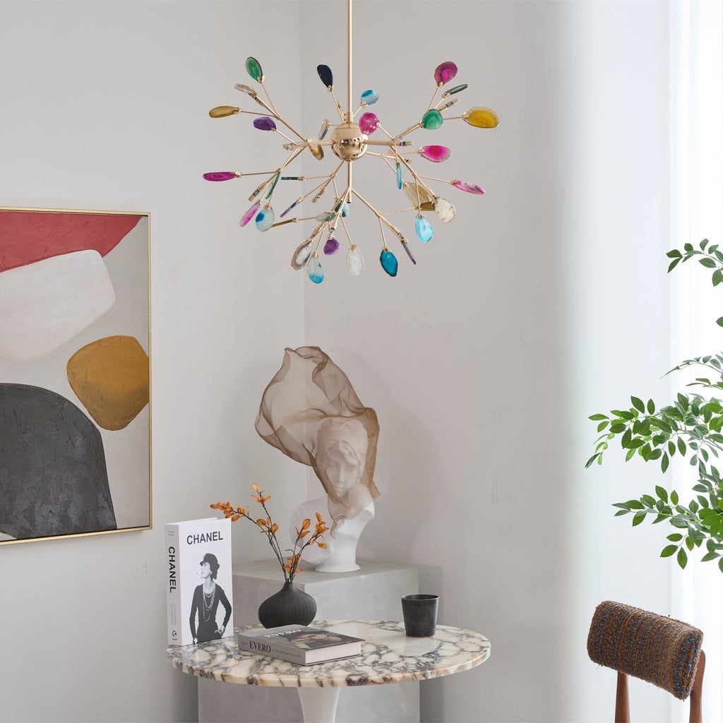 Agate Shard Ceiling Light Lighting Lobby