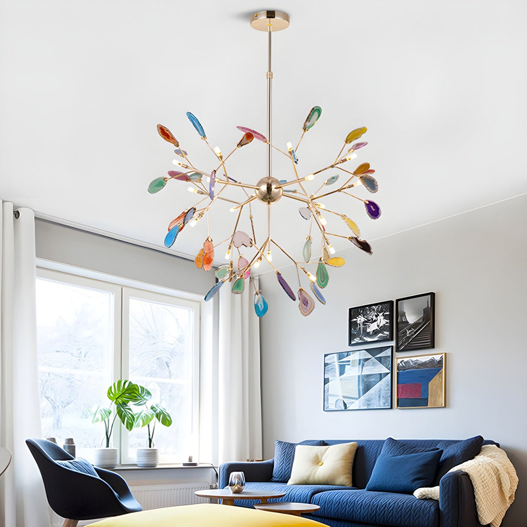 Agate Shard Ceiling Light Lighting Lobby