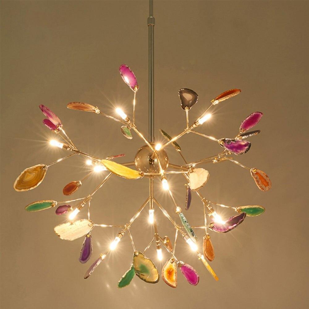 Agate Shard Ceiling Light Lighting Lobby