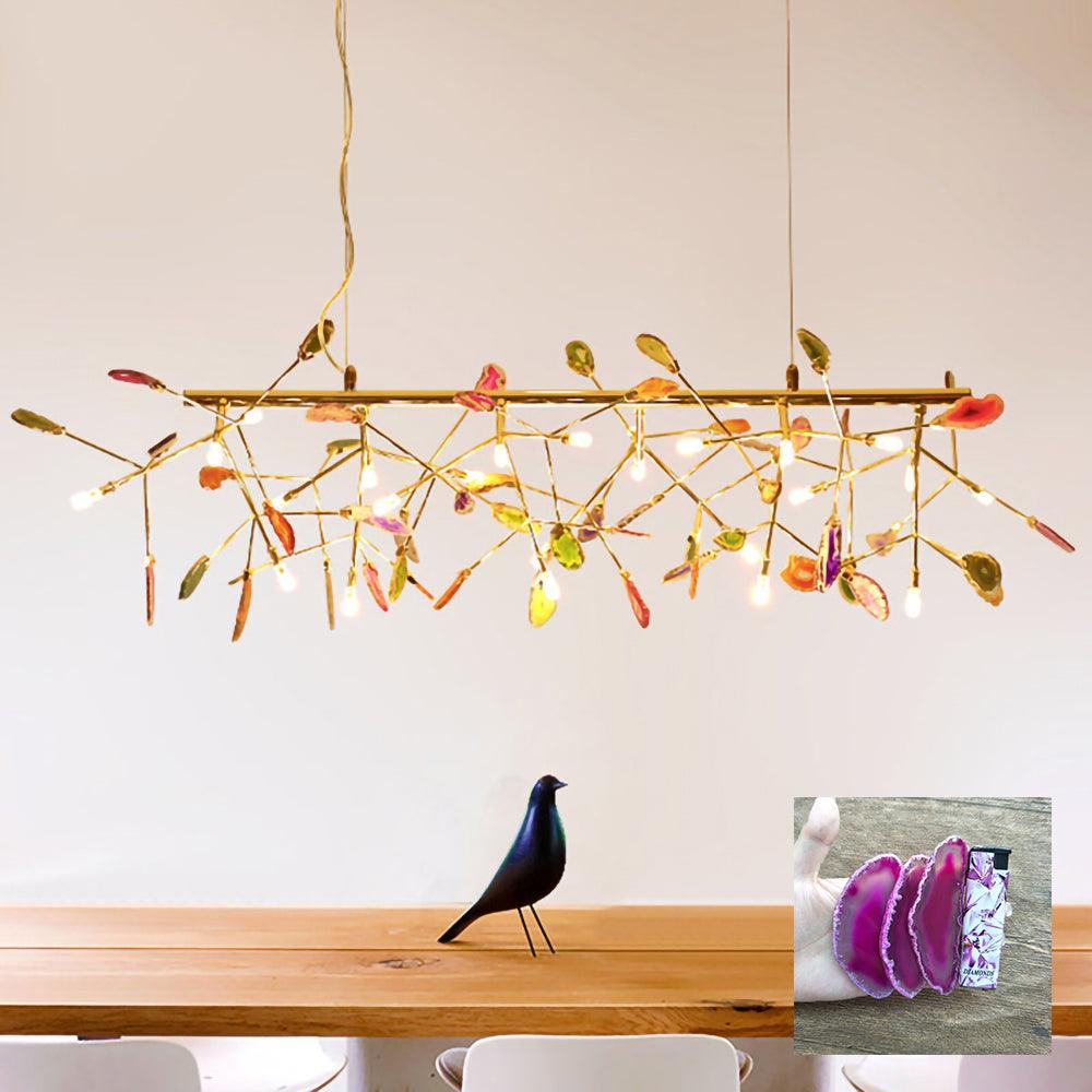 Agate Shard Ceiling Light Lighting Lobby