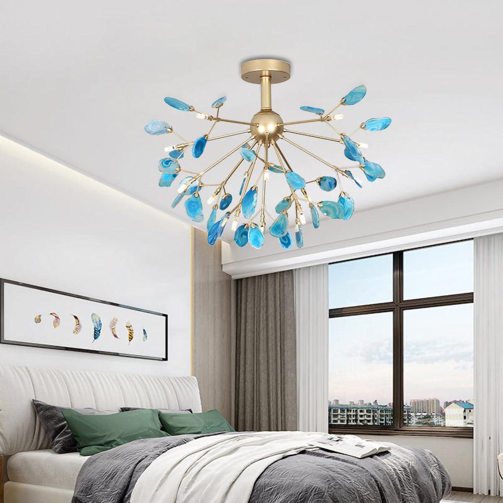 Agate Shard Ceiling Light Lighting Lobby