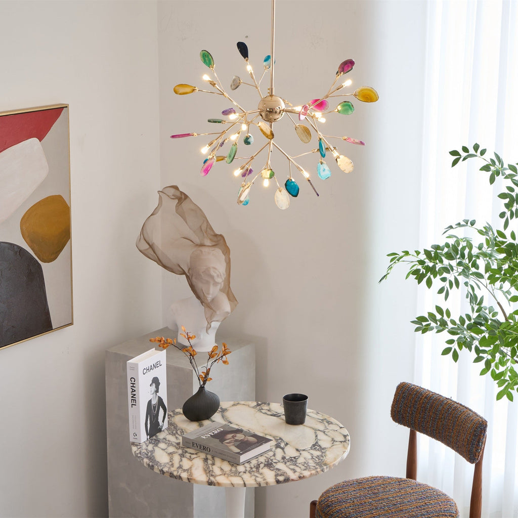 Agate Shard Ceiling Light Lighting Lobby