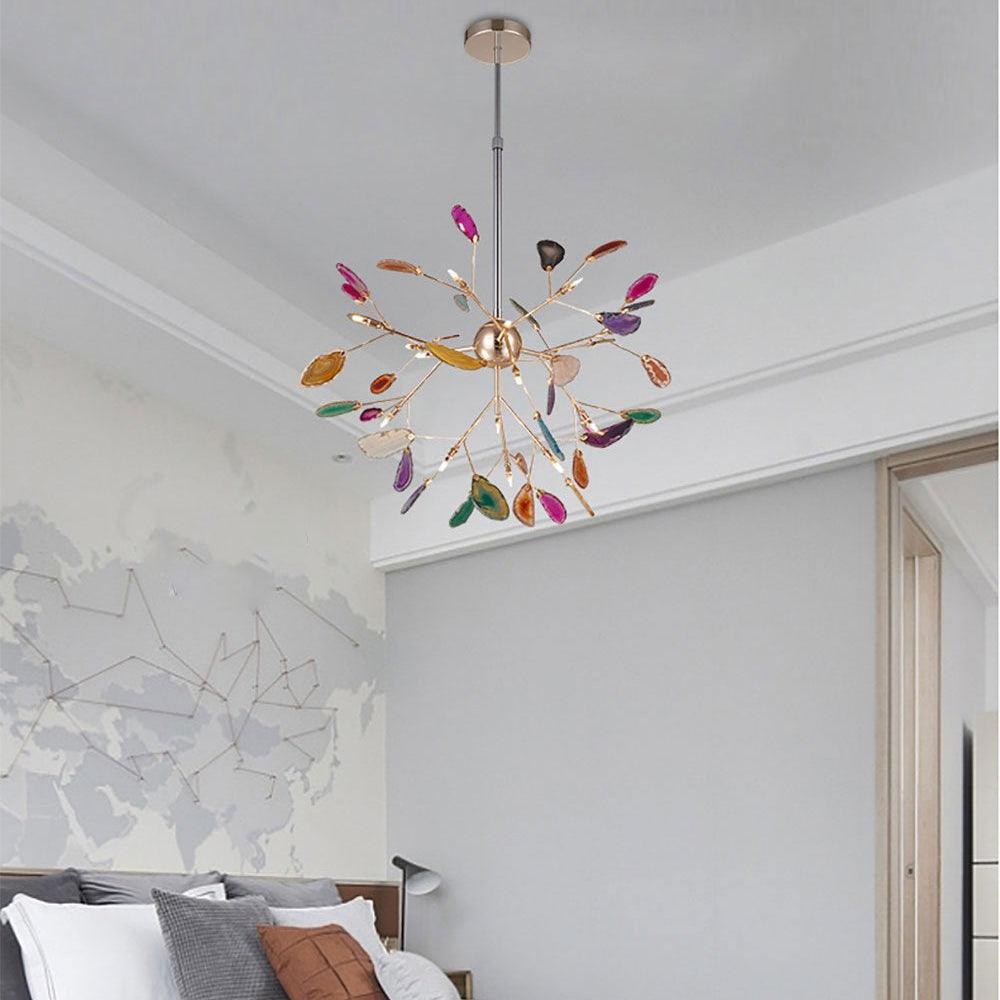 Agate Shard Ceiling Light Lighting Lobby