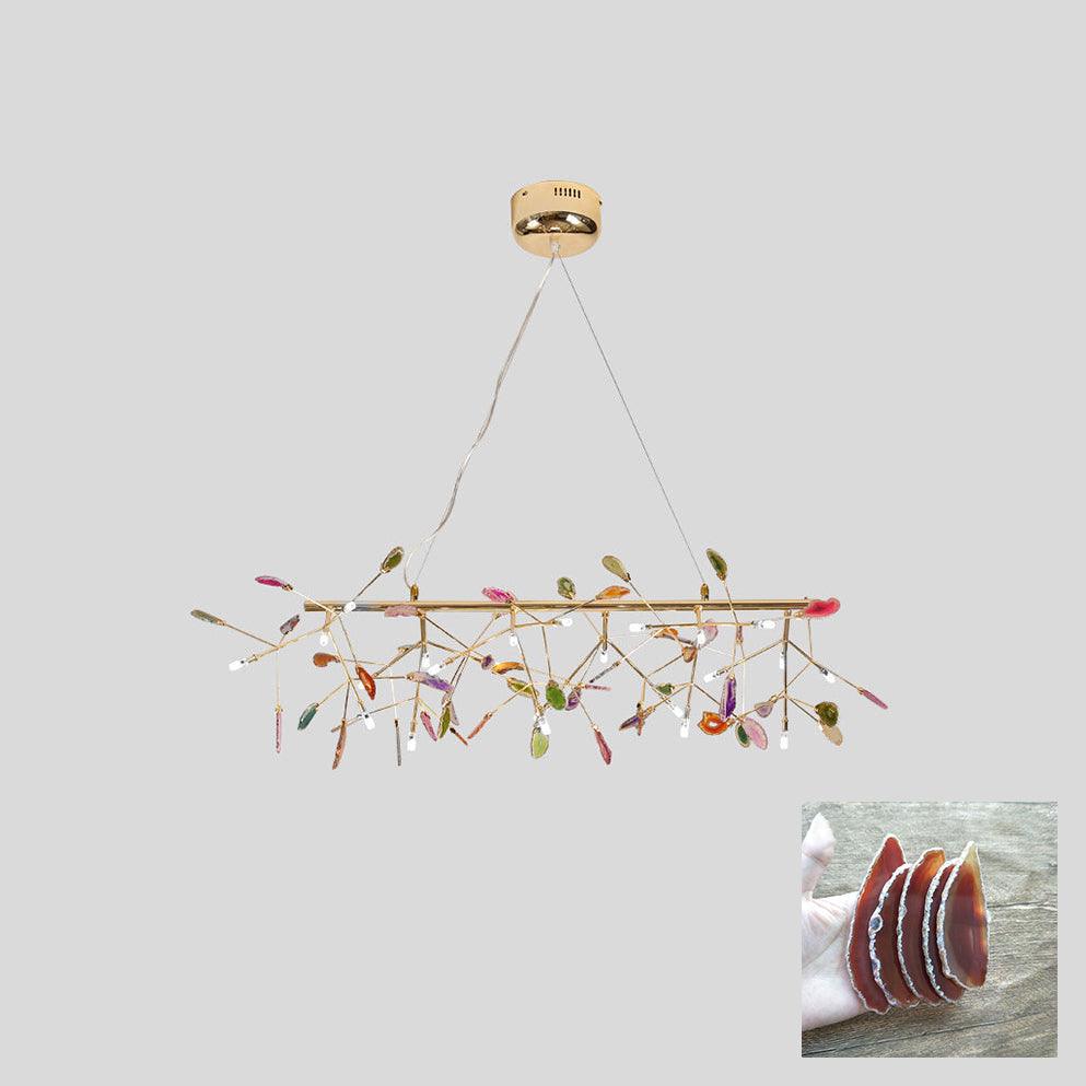 Agate Shard Ceiling Light Lighting Lobby